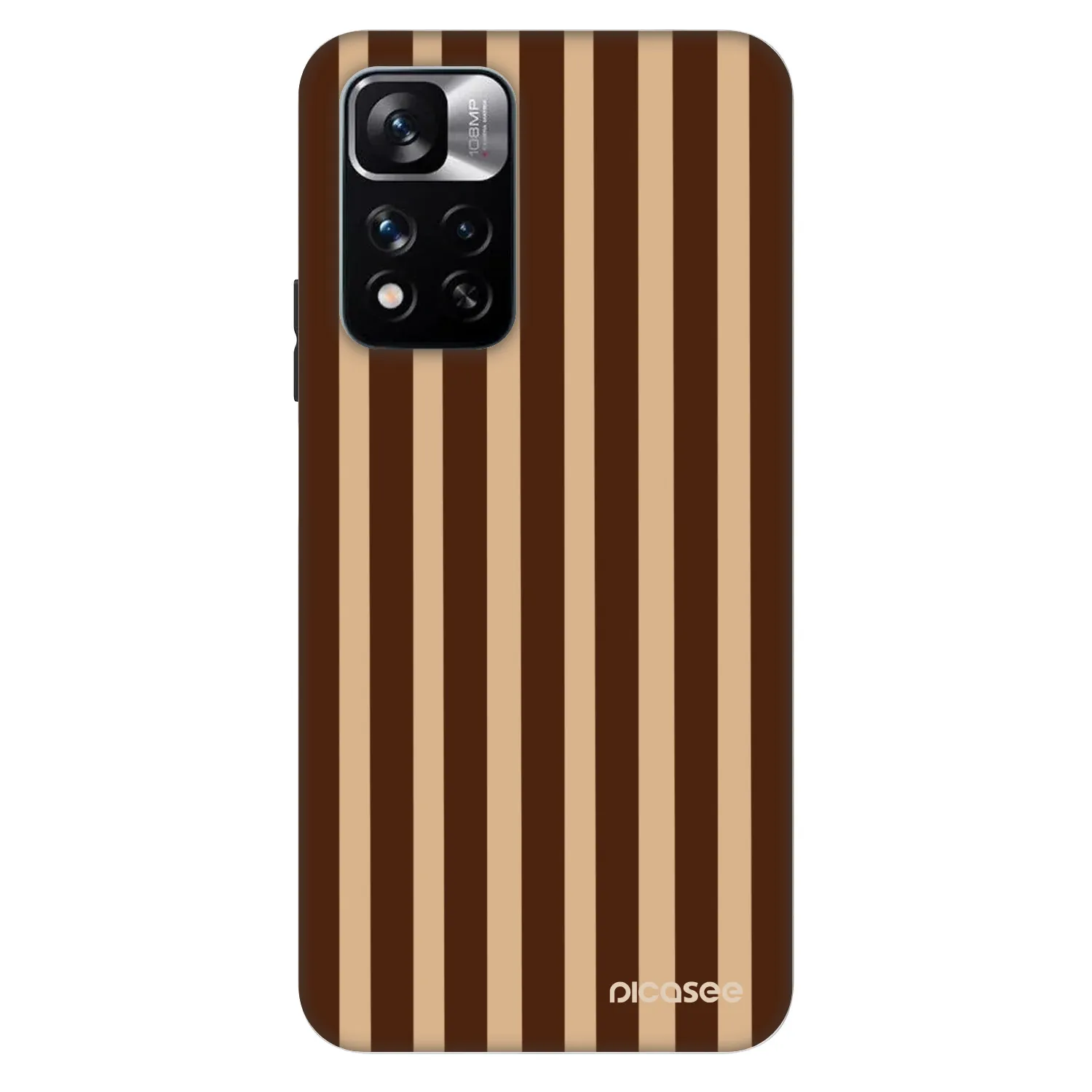 Picasee Fashion Case za Xiaomi Redmi Note 11 Pro - Brown lines