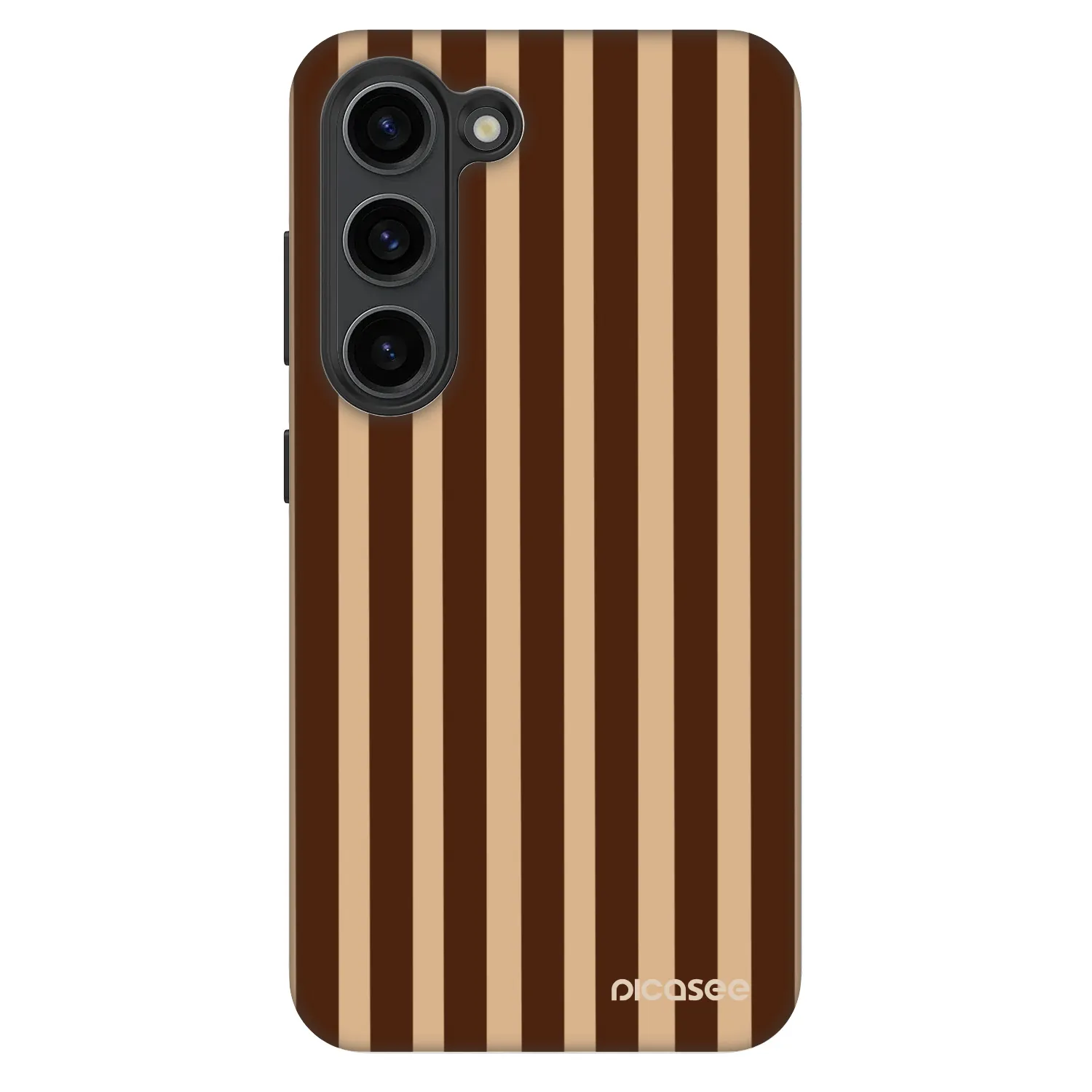 Picasee Fashion Case za Samsung Galaxy S23 5G - Brown lines
