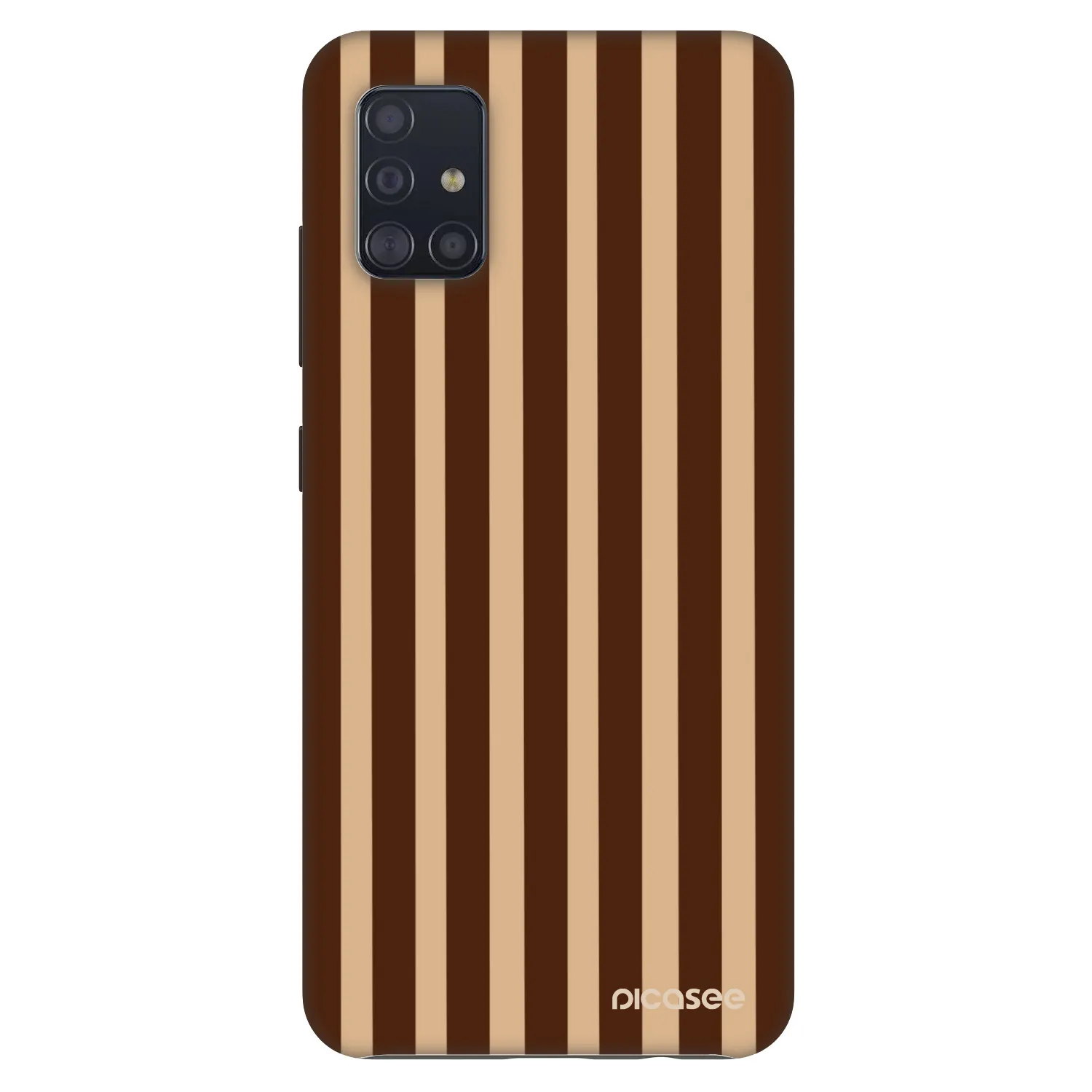 Picasee Fashion Case za Samsung Galaxy A51 A515F - Brown lines