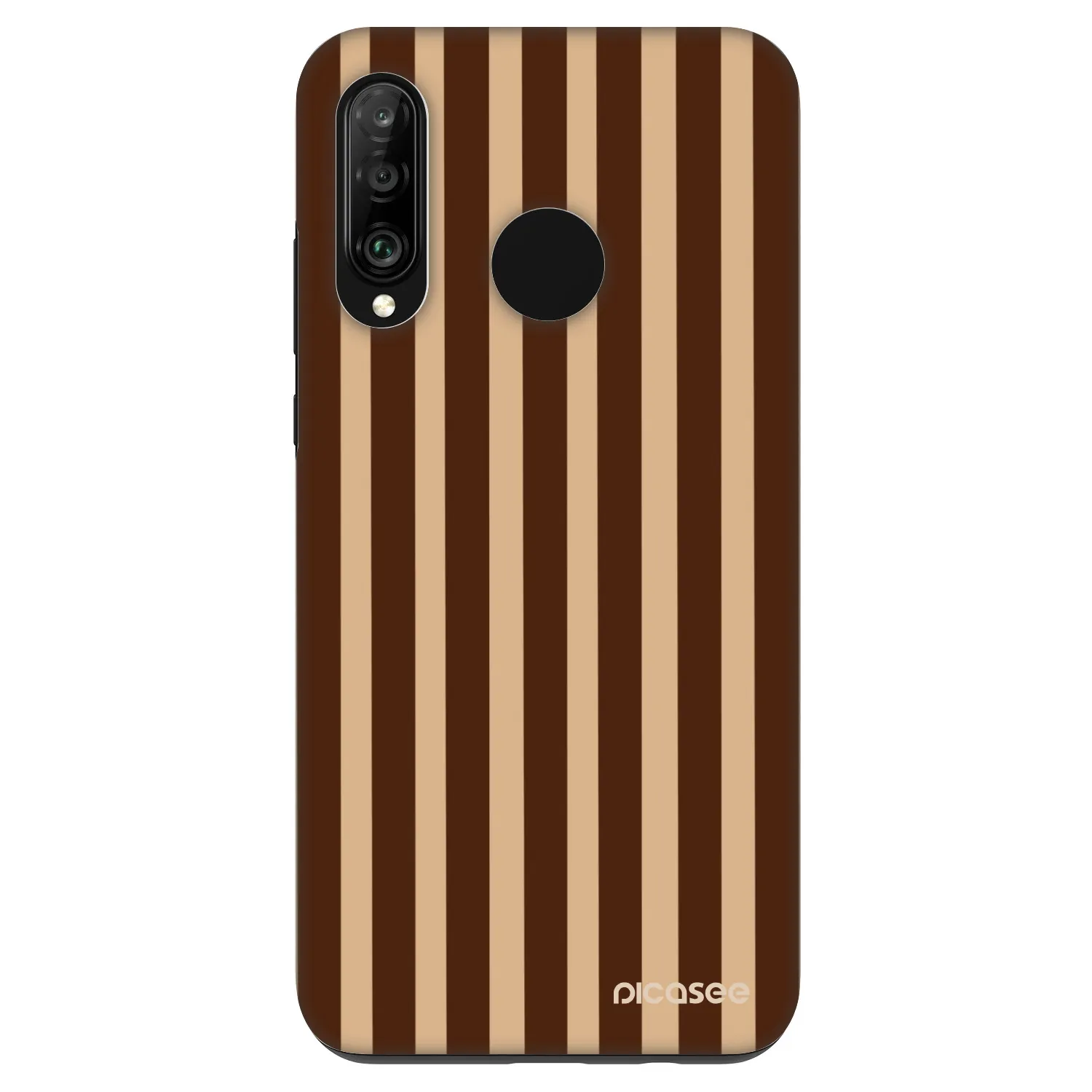 Picasee Fashion Case za Huawei P30 Lite - Brown lines
