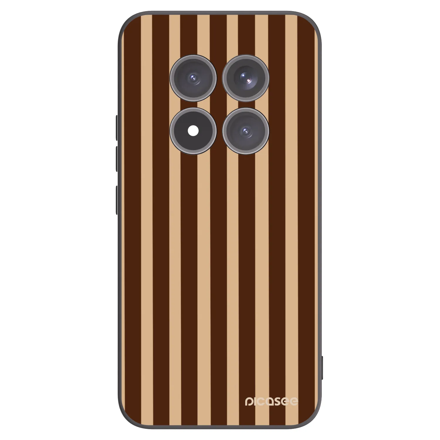 Picasee silikonski črni ovitek za Xiaomi Redmi Note 15 Pro+ - Brown lines
