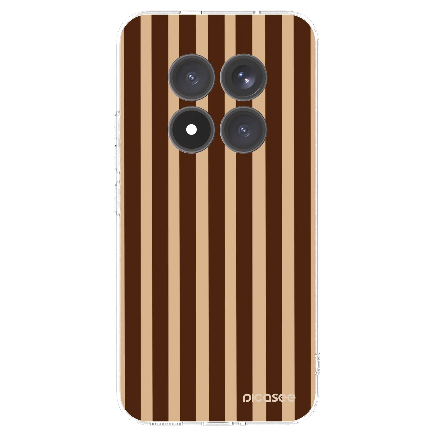 Picasee silikonski prozorni ovitek za Xiaomi Redmi Note 15 Pro+ - Brown lines