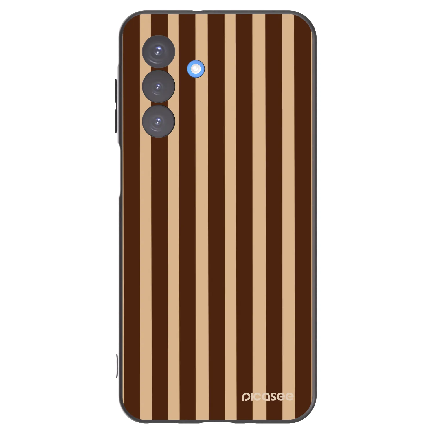 Picasee silikonski črni ovitek za Samsung Galaxy A17 5G - Brown lines