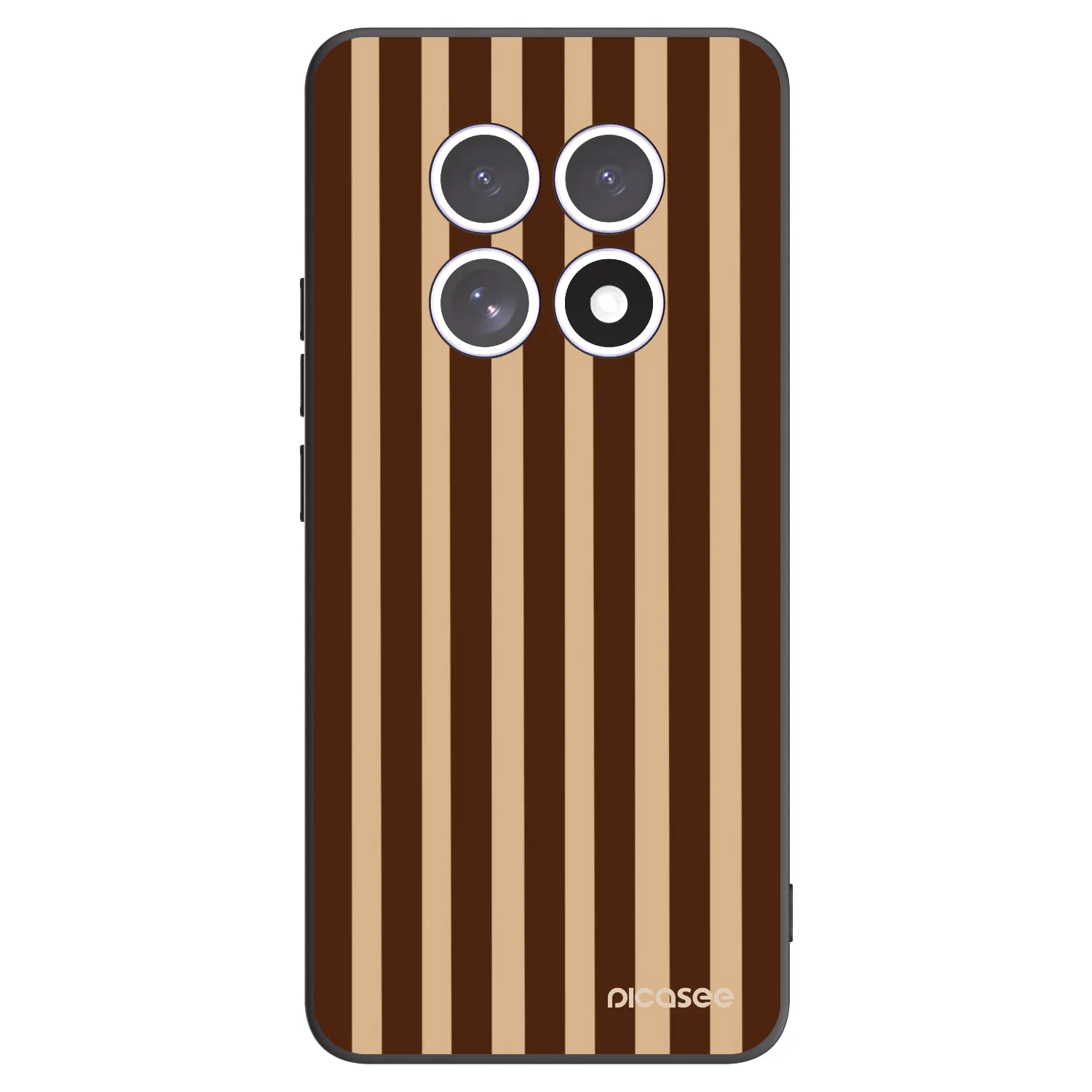 Picasee silikonski črni ovitek za Xiaomi Redmi Note 15 4G - Brown lines