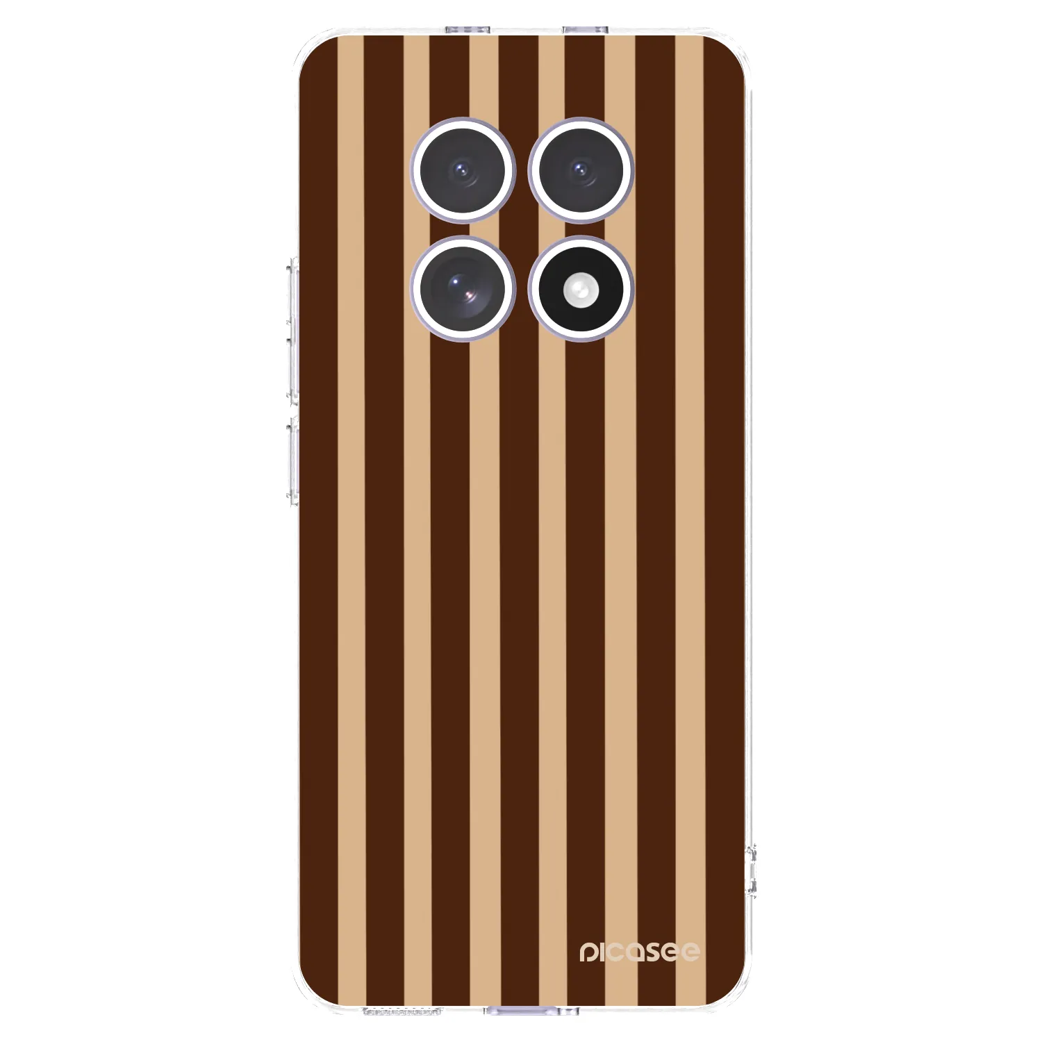 Picasee silikonski prozorni ovitek za Xiaomi Redmi Note 15 4G - Brown lines