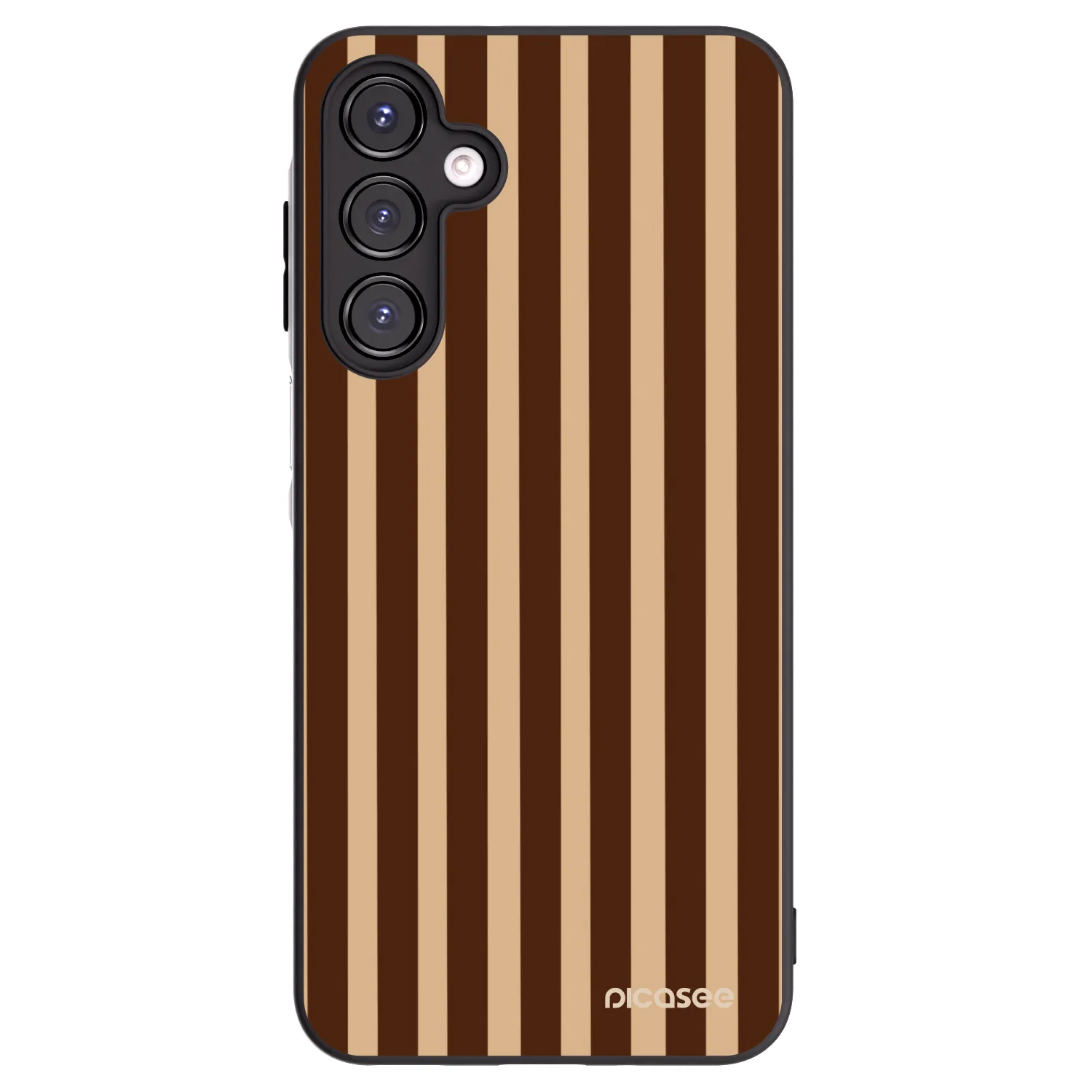 Picasee silikonski črni ovitek za Samsung Galaxy A16 4G - Brown lines