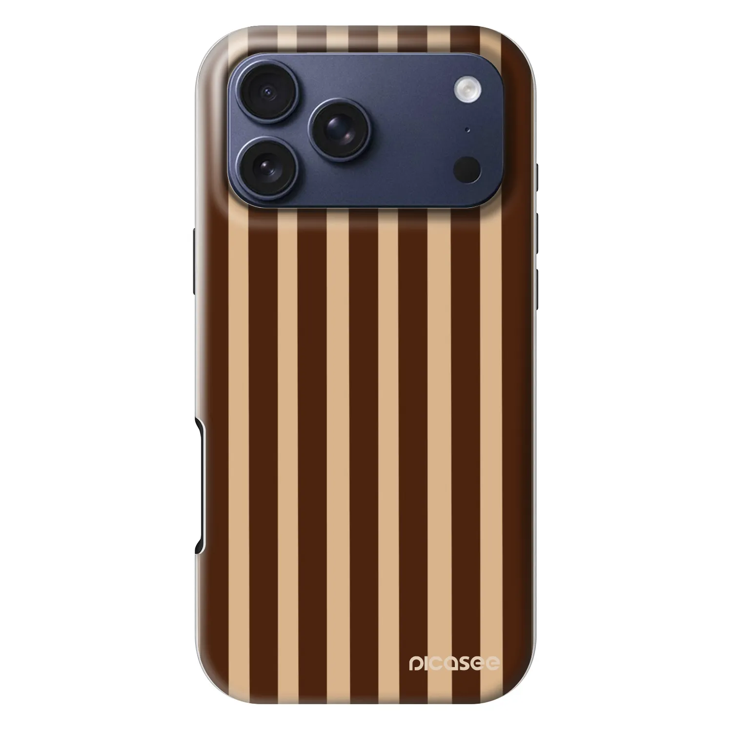 Picasee Fashion Case MagSafe za Apple iPhone 18 Pro Max - Brown lines