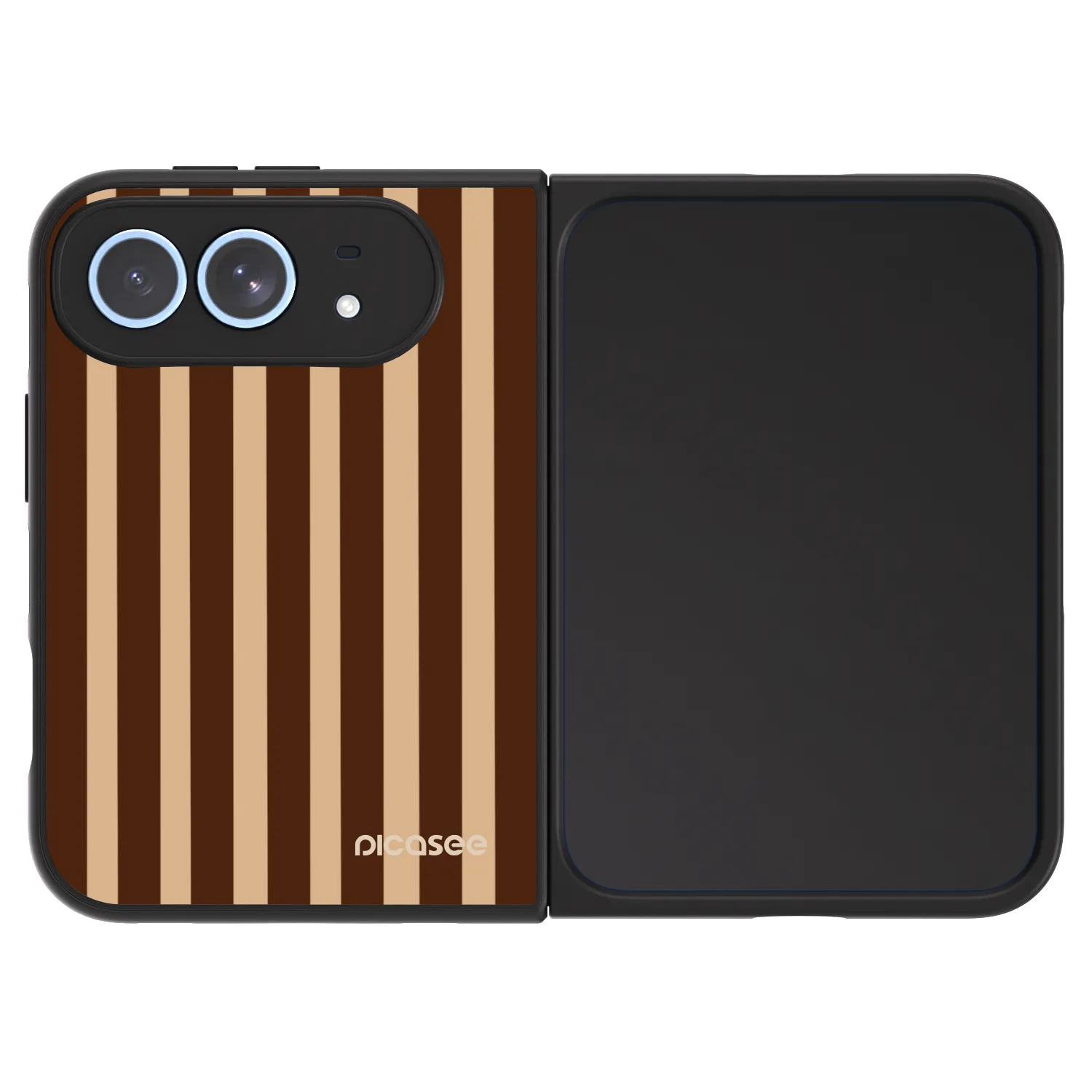Picasee ULTIMATE CASE MagSafe za Apple iPhone Duo - Brown lines