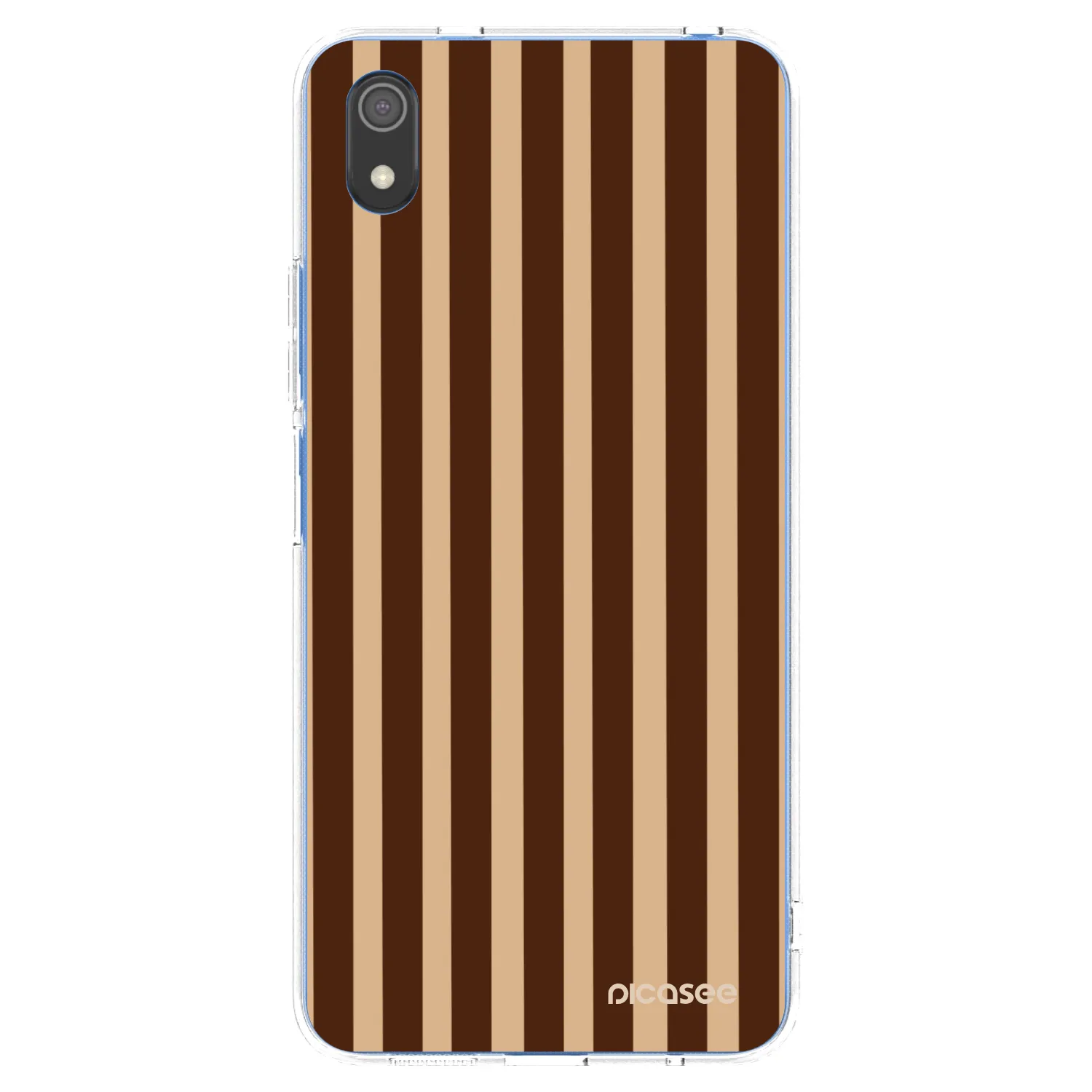Picasee silikonski prozorni ovitek za Xiaomi Redmi 7A - Brown lines