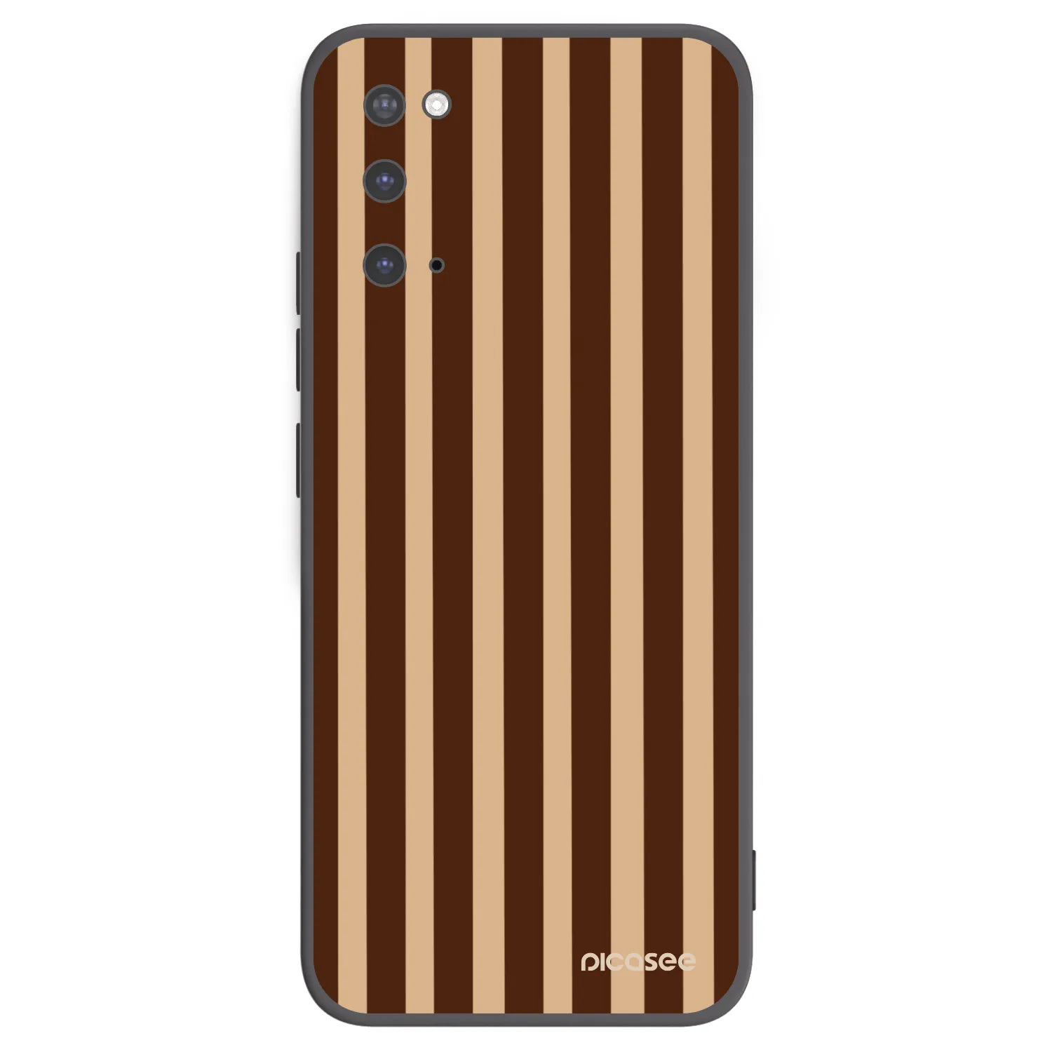 Picasee silikonski črni ovitek za Samsung Galaxy S20 G980F - Brown lines