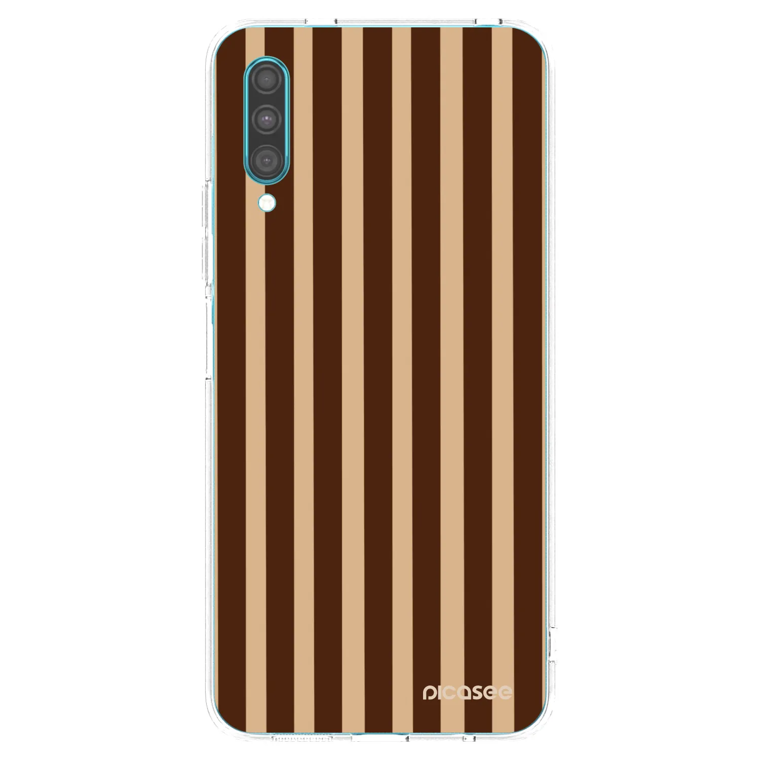 Picasee silikonski prozorni ovitek za Samsung Galaxy A30s A307F - Brown lines