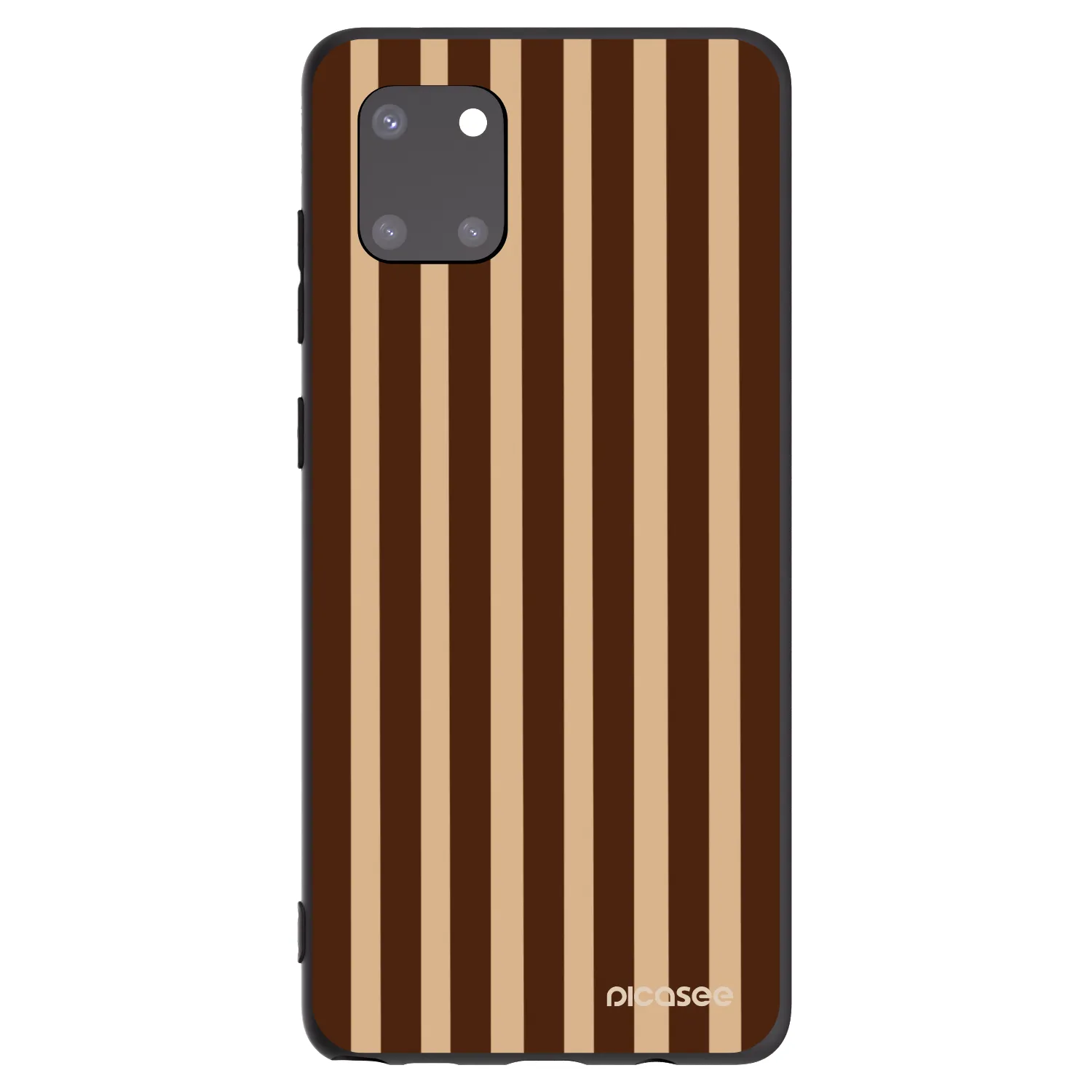 Picasee silikonski črni ovitek za Samsung Galaxy Note 10 Lite N770F - Brown lines