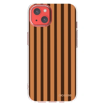 Picasee silikonski prozorni ovitek za Apple iPhone 13 - Caramel lines