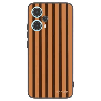 Picasee silikonski črni ovitek za Xiaomi Poco F5 - Caramel lines