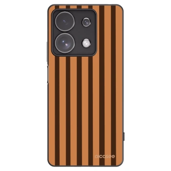 Picasee silikonski črni ovitek za Xiaomi Redmi Note 13 Pro 4G - Caramel lines