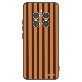 Picasee silikonski črni ovitek za Realme 12 Pro 5G - Caramel lines