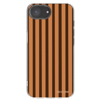 Picasee silikonski prozorni ovitek za Apple iPhone 16e - Caramel lines