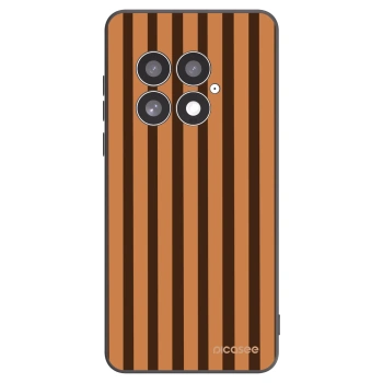Picasee silikonski črni ovitek za OnePlus 13 5G - Caramel lines