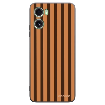 Picasee silikonski črni ovitek za Motorola Moto G06 - Caramel lines