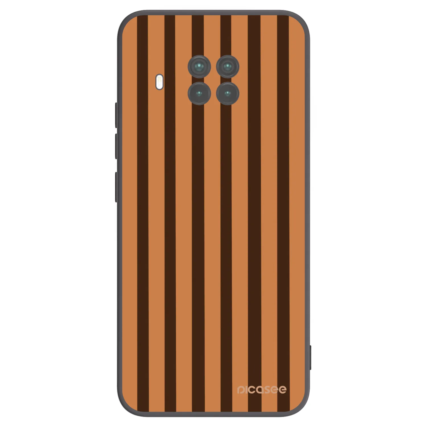 Picasee silikonski črni ovitek za Xiaomi Mi 10T Lite - Caramel lines