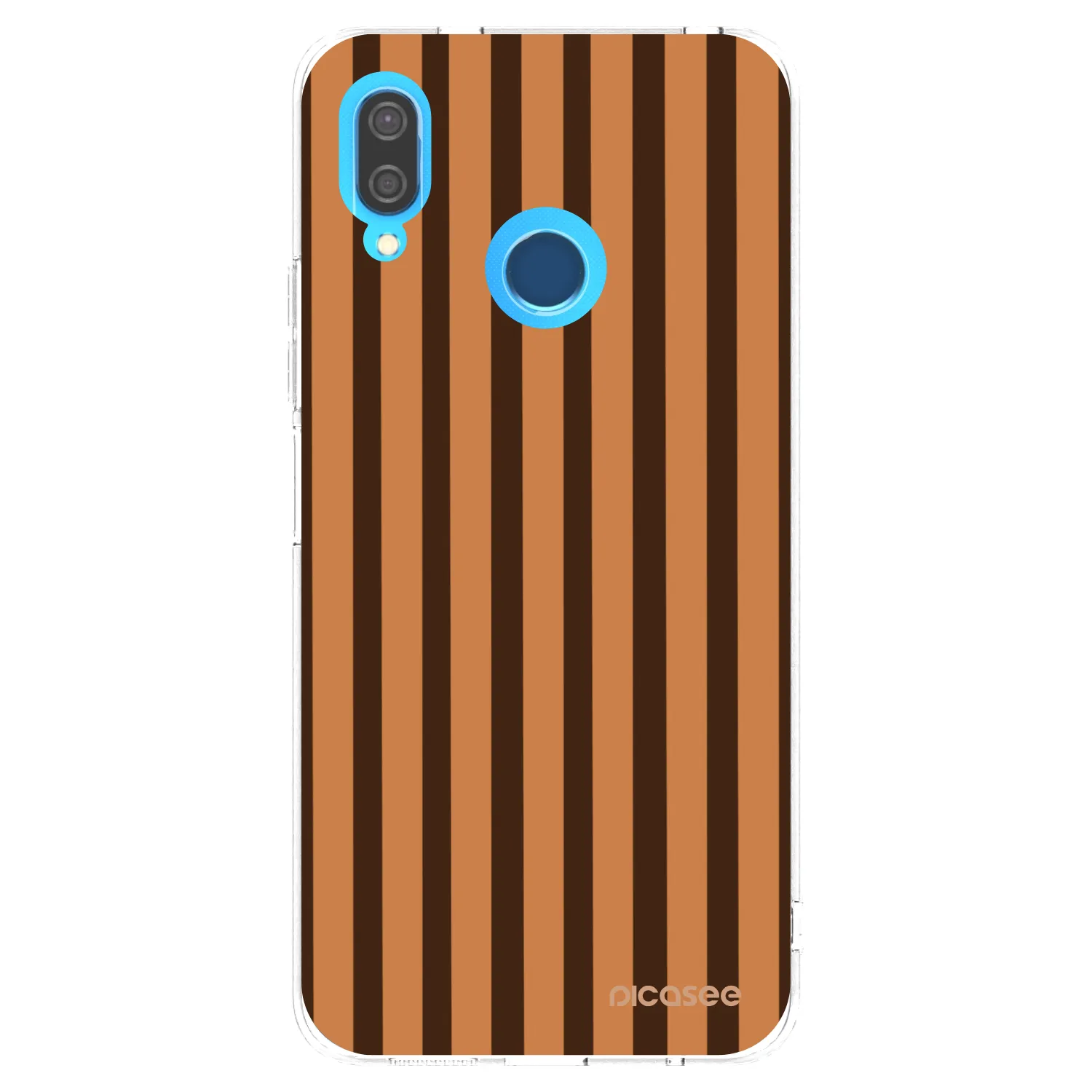Picasee silikonski prozorni ovitek za Huawei P20 Lite - Caramel lines