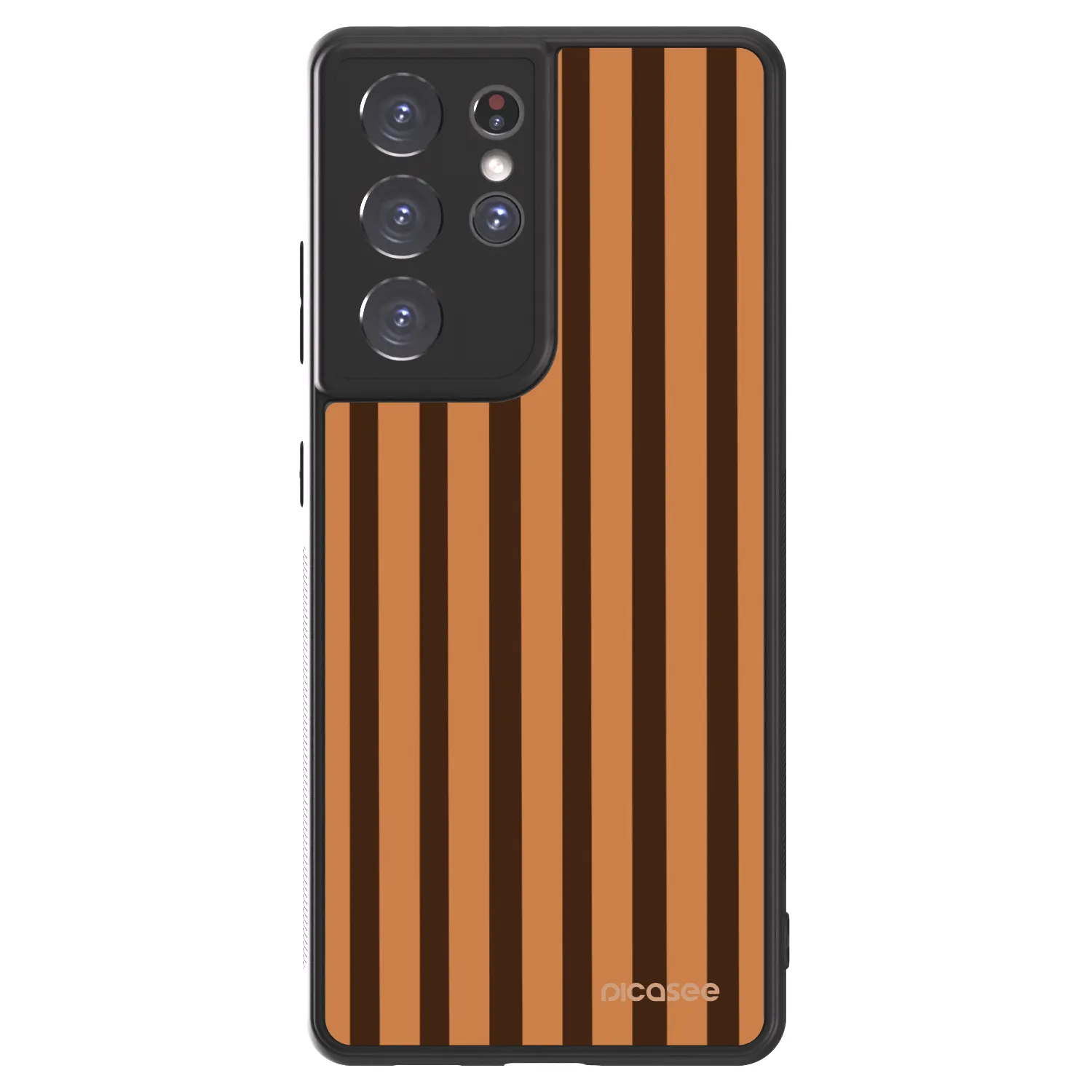 Picasee ULTIMATE CASE za Samsung Galaxy S21 Ultra 5G G998B - Caramel lines