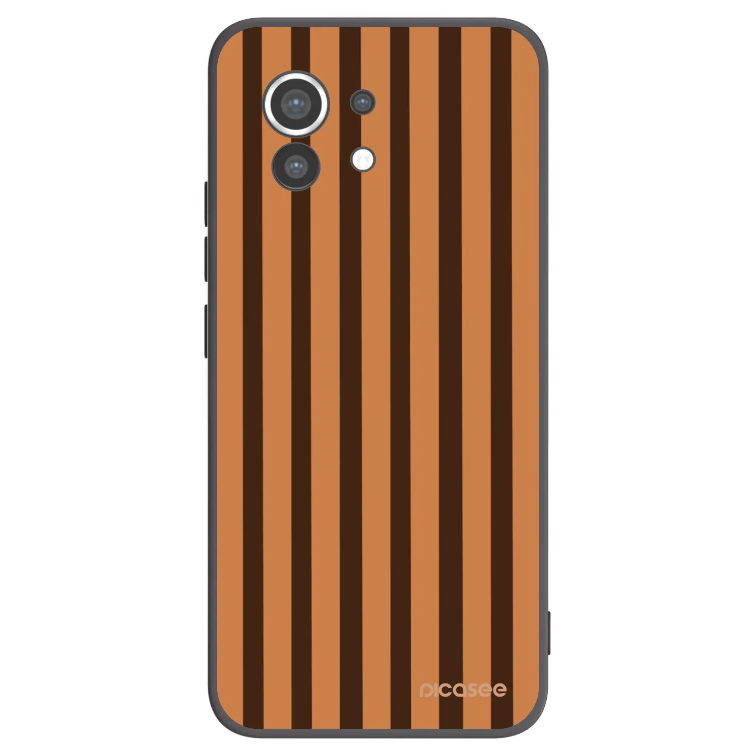 Picasee silikonski črni ovitek za Xiaomi Mi 11 - Caramel lines