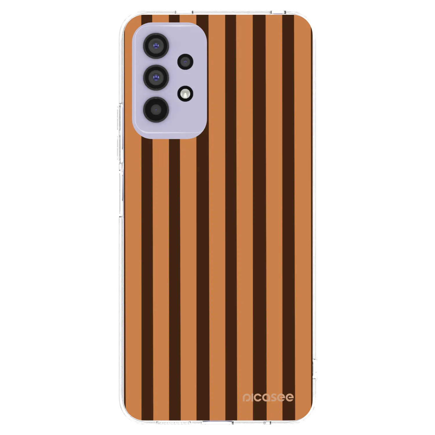 Picasee silikonski prozorni ovitek za Samsung Galaxy A32 4G SM-A325F - Caramel lines