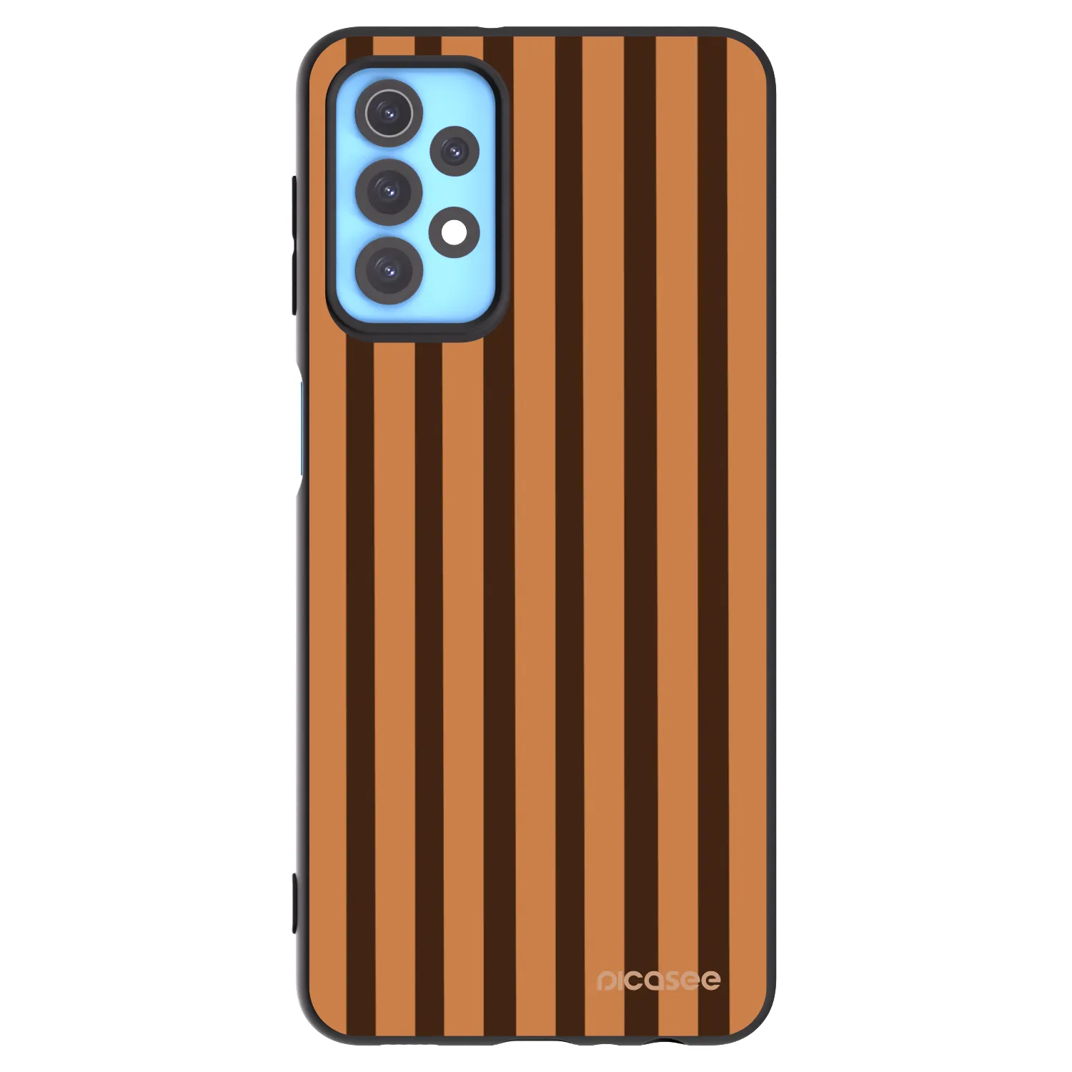 Picasee silikonski črni ovitek za Samsung Galaxy A32 4G SM-A325F - Caramel lines