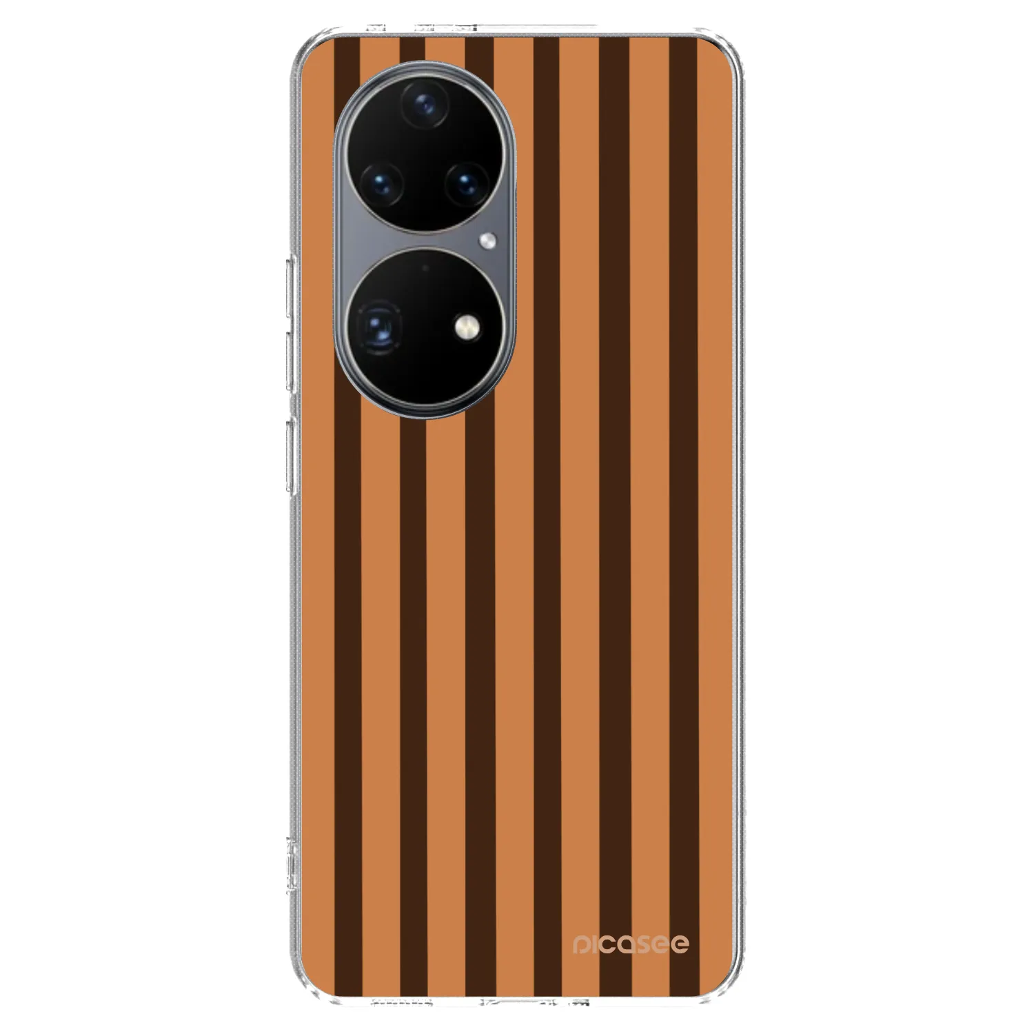 Picasee silikonski prozorni ovitek za Huawei P50 - Caramel lines