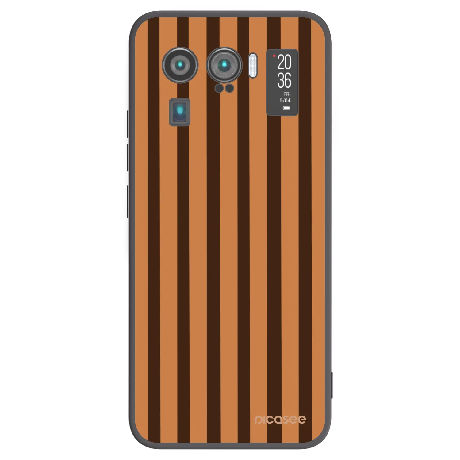 Picasee silikonski črni ovitek za Xiaomi Mi 11 Ultra - Caramel lines