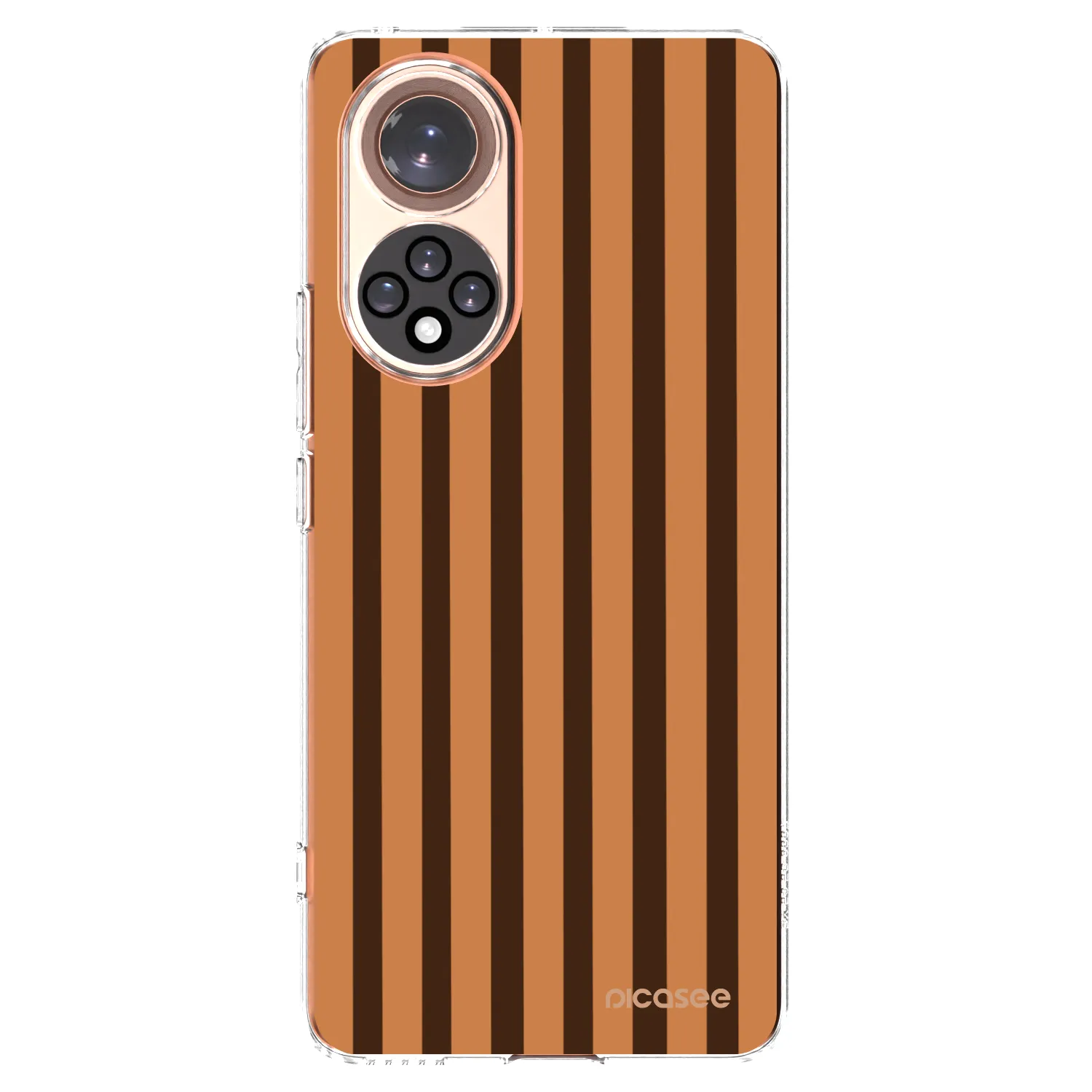 Picasee silikonski prozorni ovitek za Huawei Nova 9 - Caramel lines