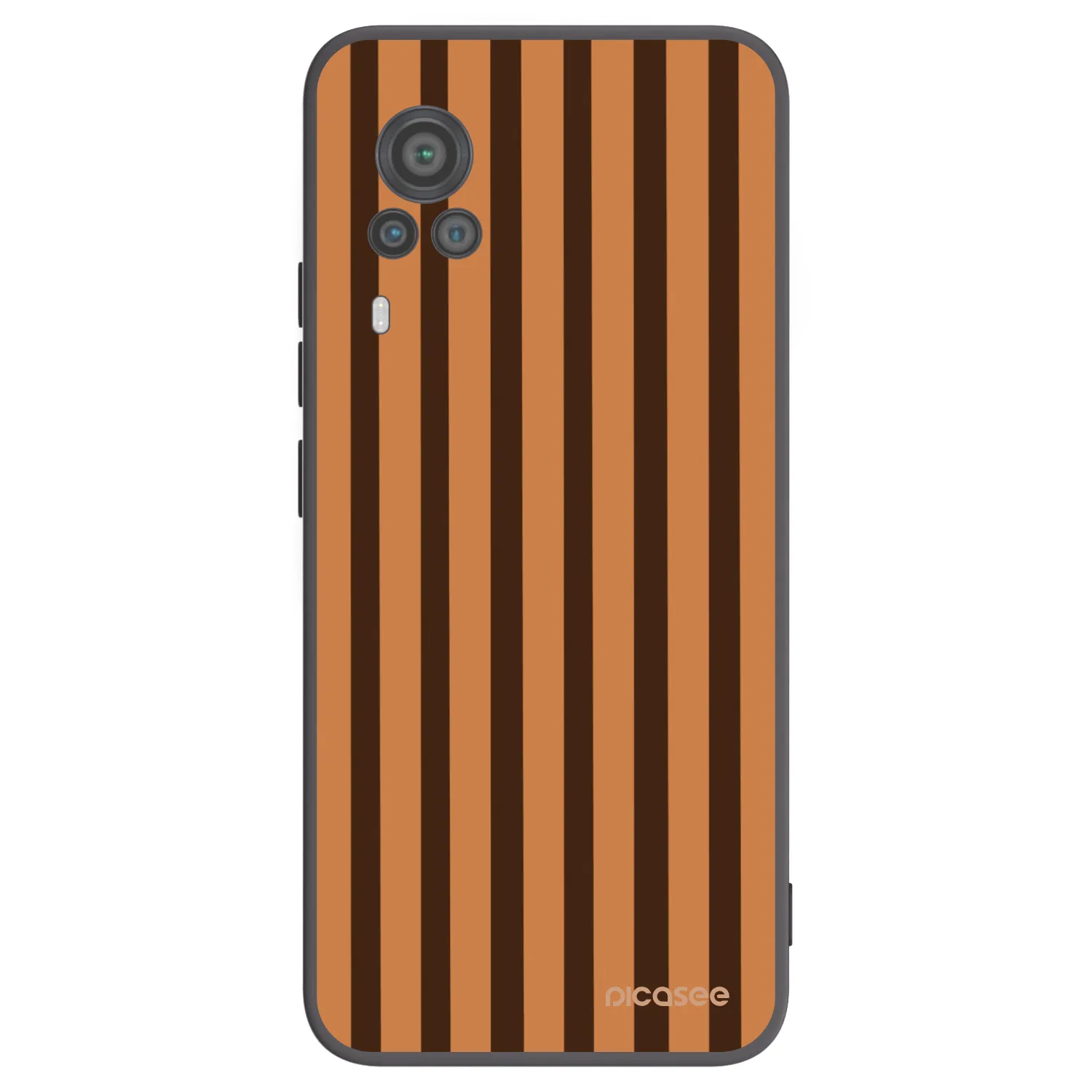 Picasee silikonski črni ovitek za Vivo X60 Pro 5G - Caramel lines