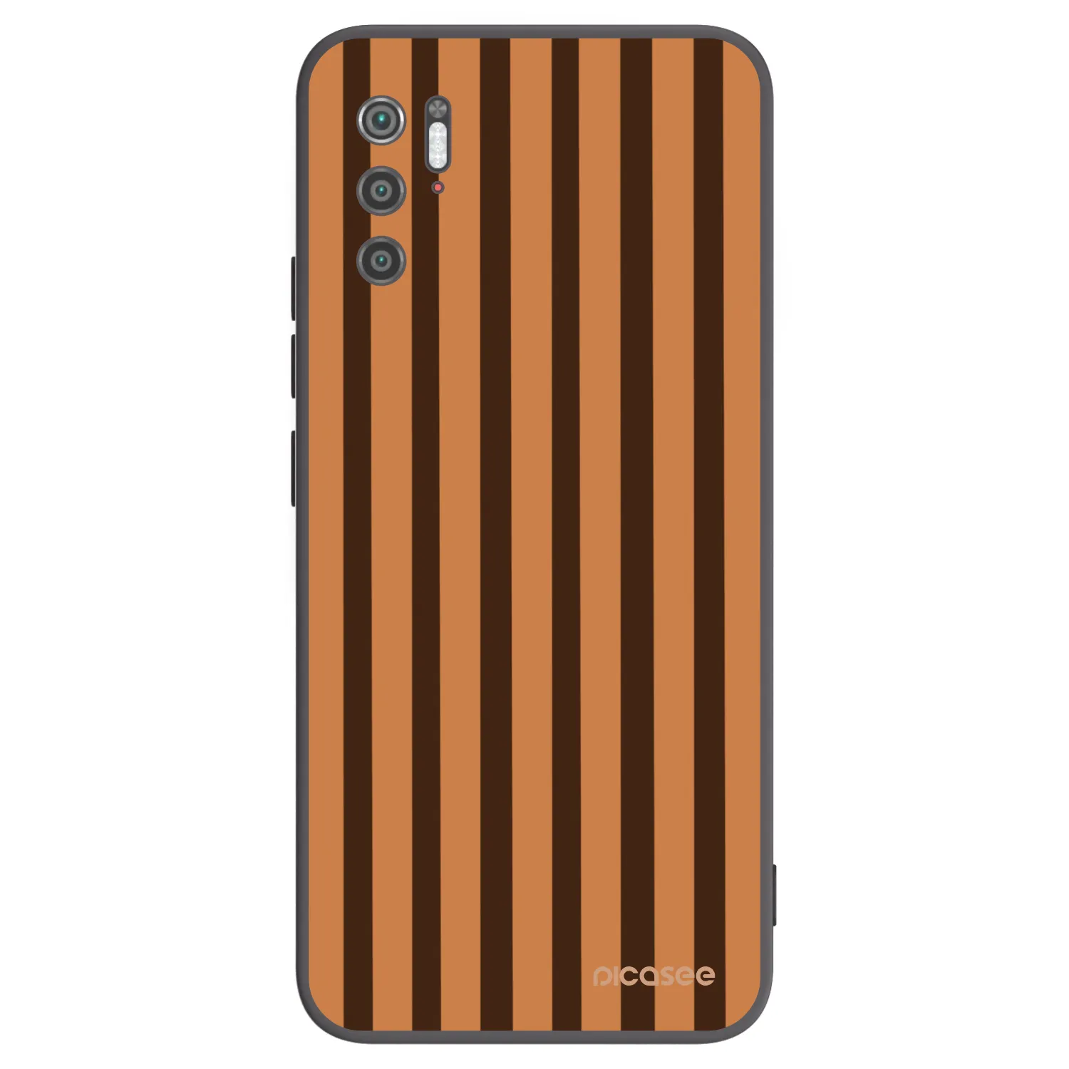 Picasee silikonski črni ovitek za Xiaomi Poco M3 Pro 5G - Caramel lines