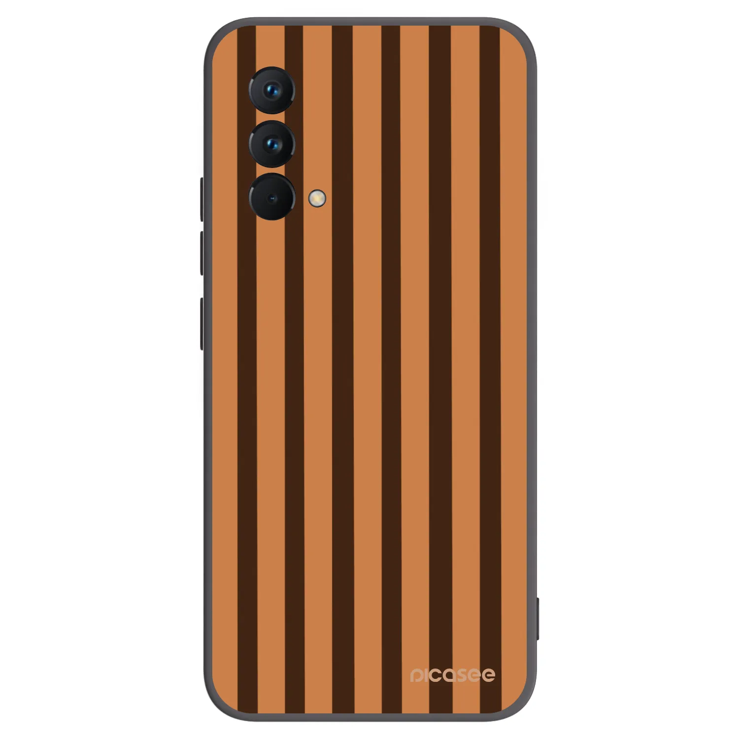Picasee silikonski črni ovitek za Realme GT Master Edition 5G - Caramel lines