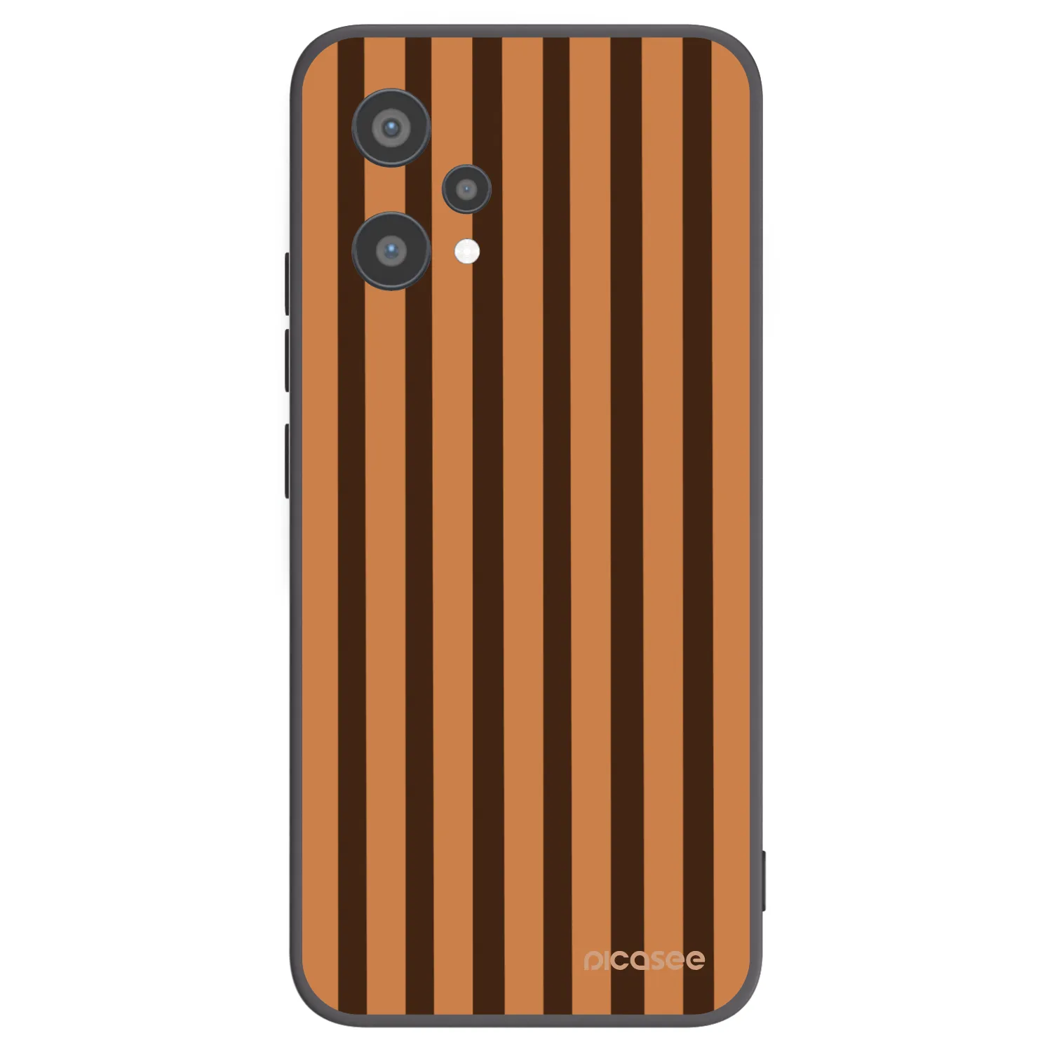 Picasee silikonski črni ovitek za Realme 9 Pro 5G - Caramel lines