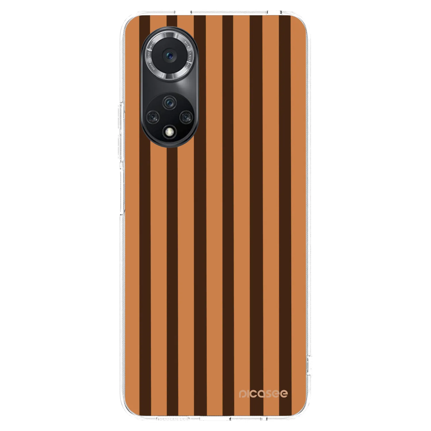 Picasee silikonski prozorni ovitek za Huawei Nova 9 SE - Caramel lines