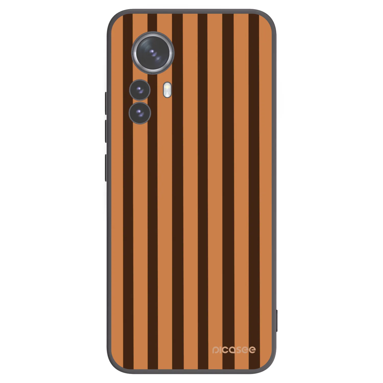 Picasee silikonski črni ovitek za Xiaomi 12 Pro - Caramel lines