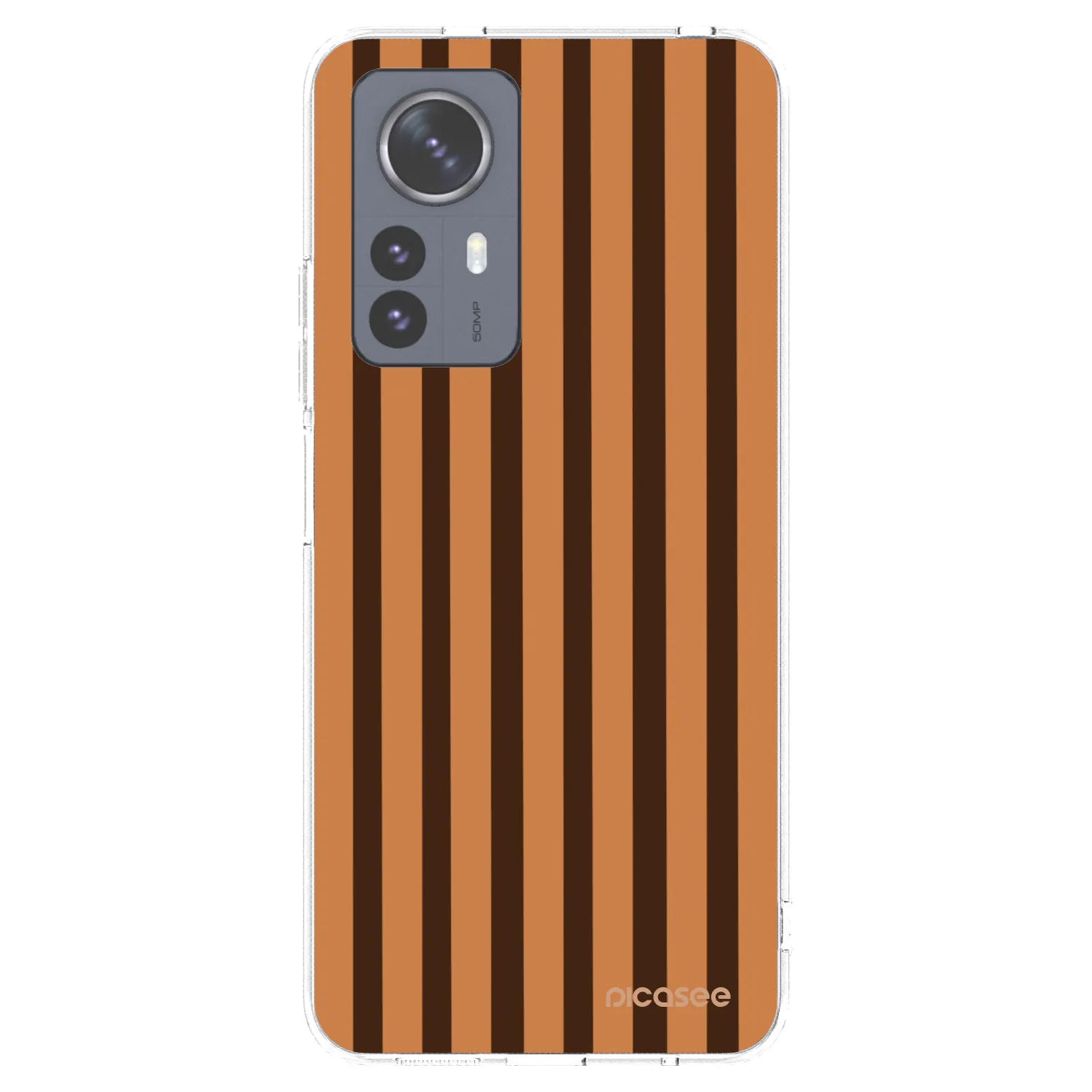 Picasee silikonski prozorni ovitek za Xiaomi 12 Pro - Caramel lines