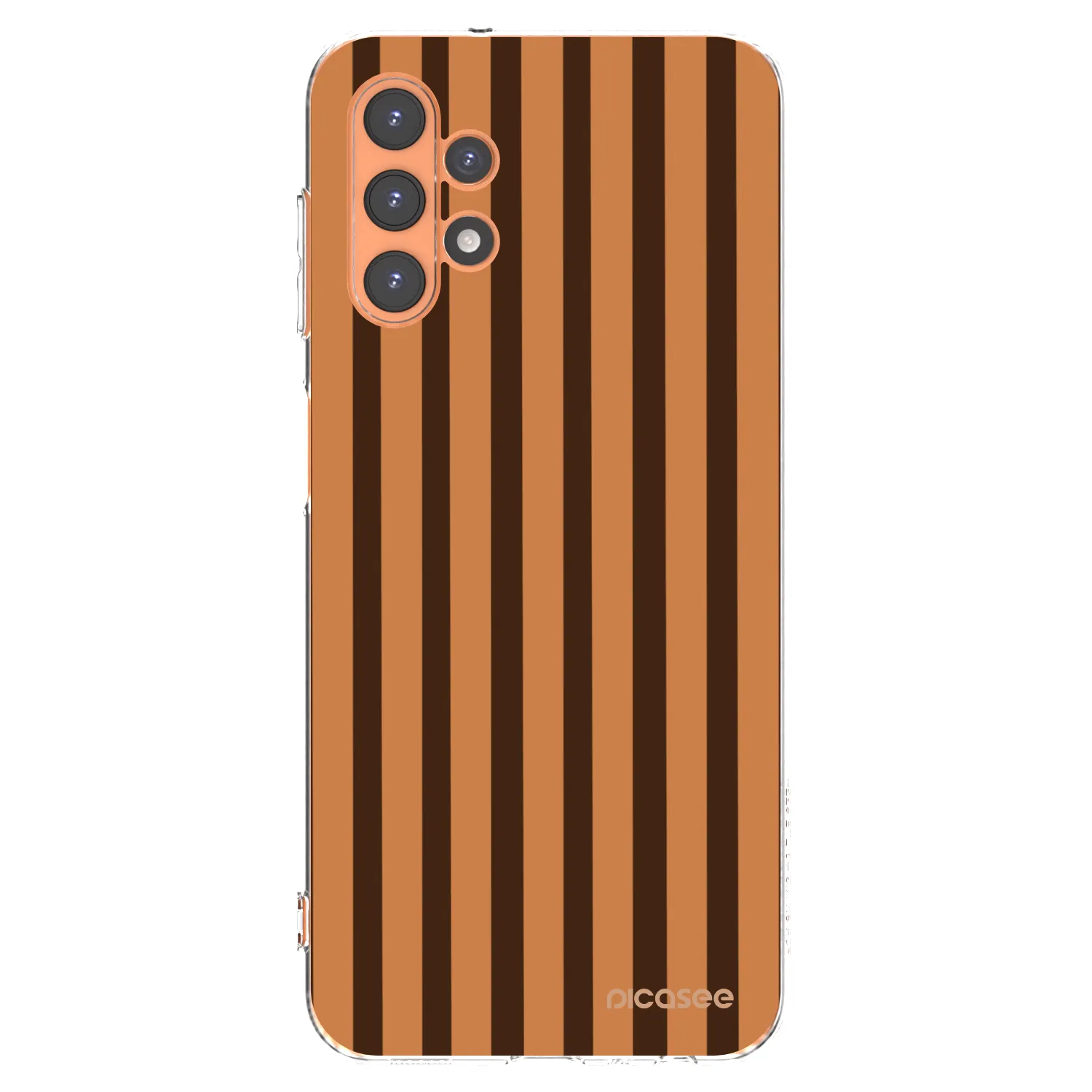 Picasee silikonski prozorni ovitek za Samsung Galaxy A13 4G A135 - Caramel lines