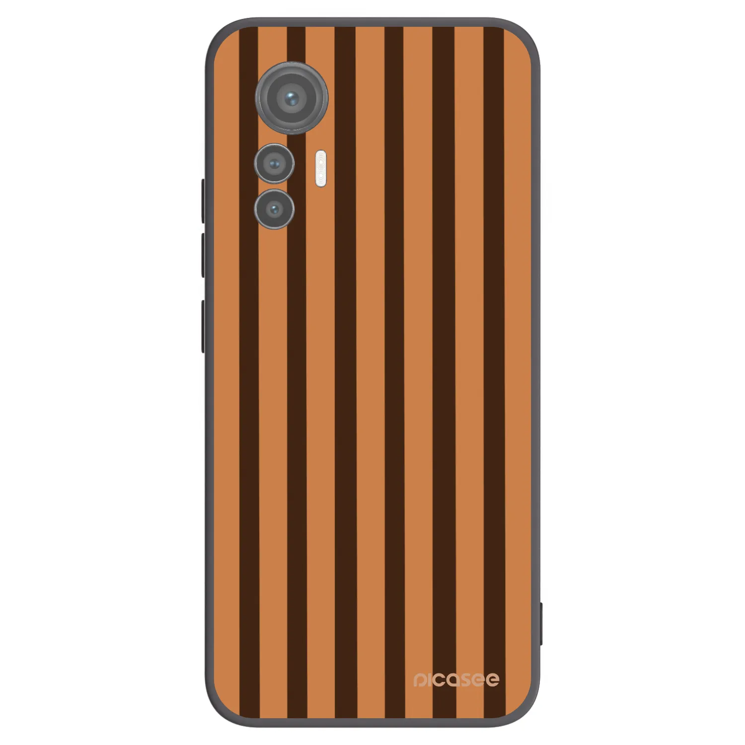 Picasee silikonski črni ovitek za Xiaomi 12 Lite - Caramel lines