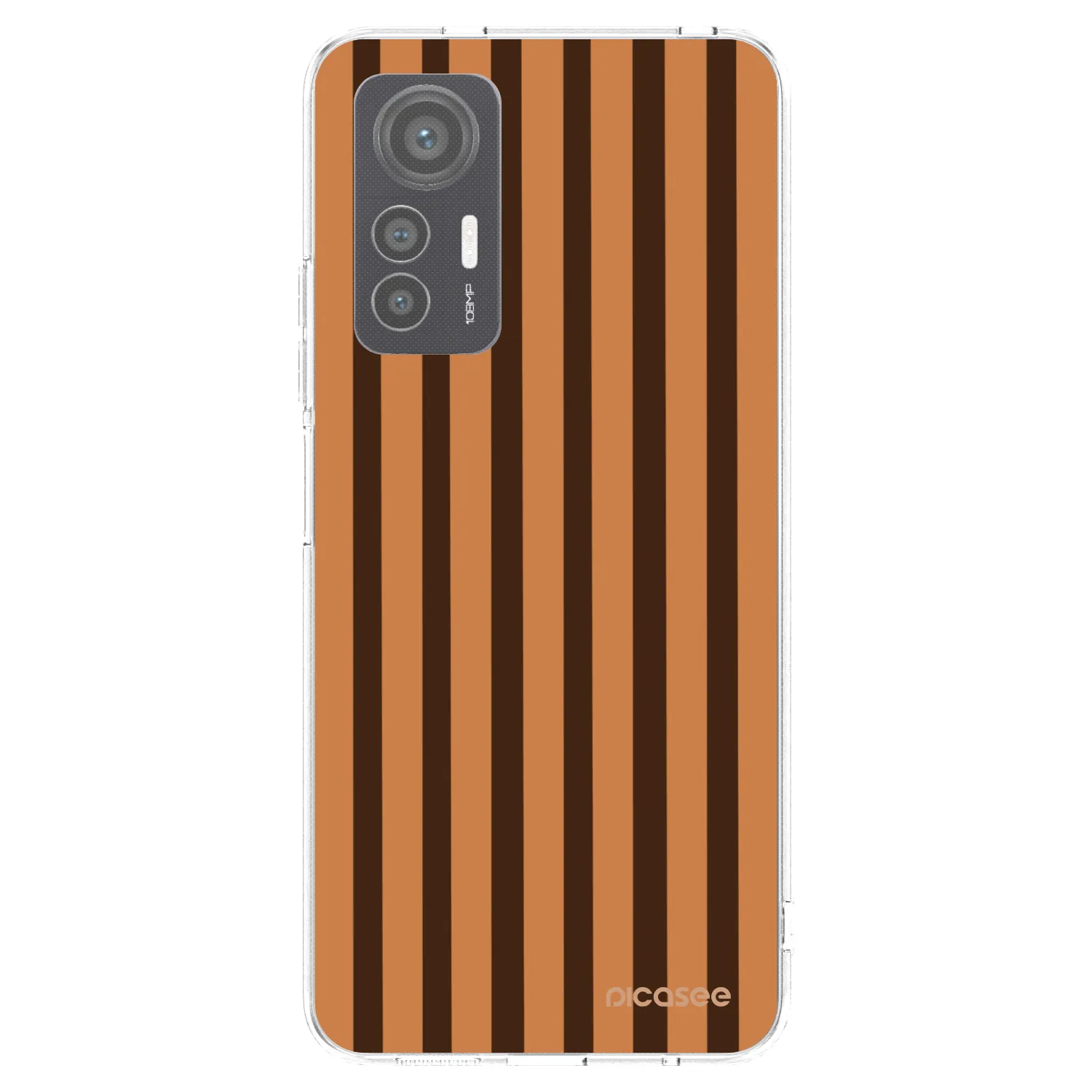 Picasee silikonski prozorni ovitek za Xiaomi 12 Lite - Caramel lines