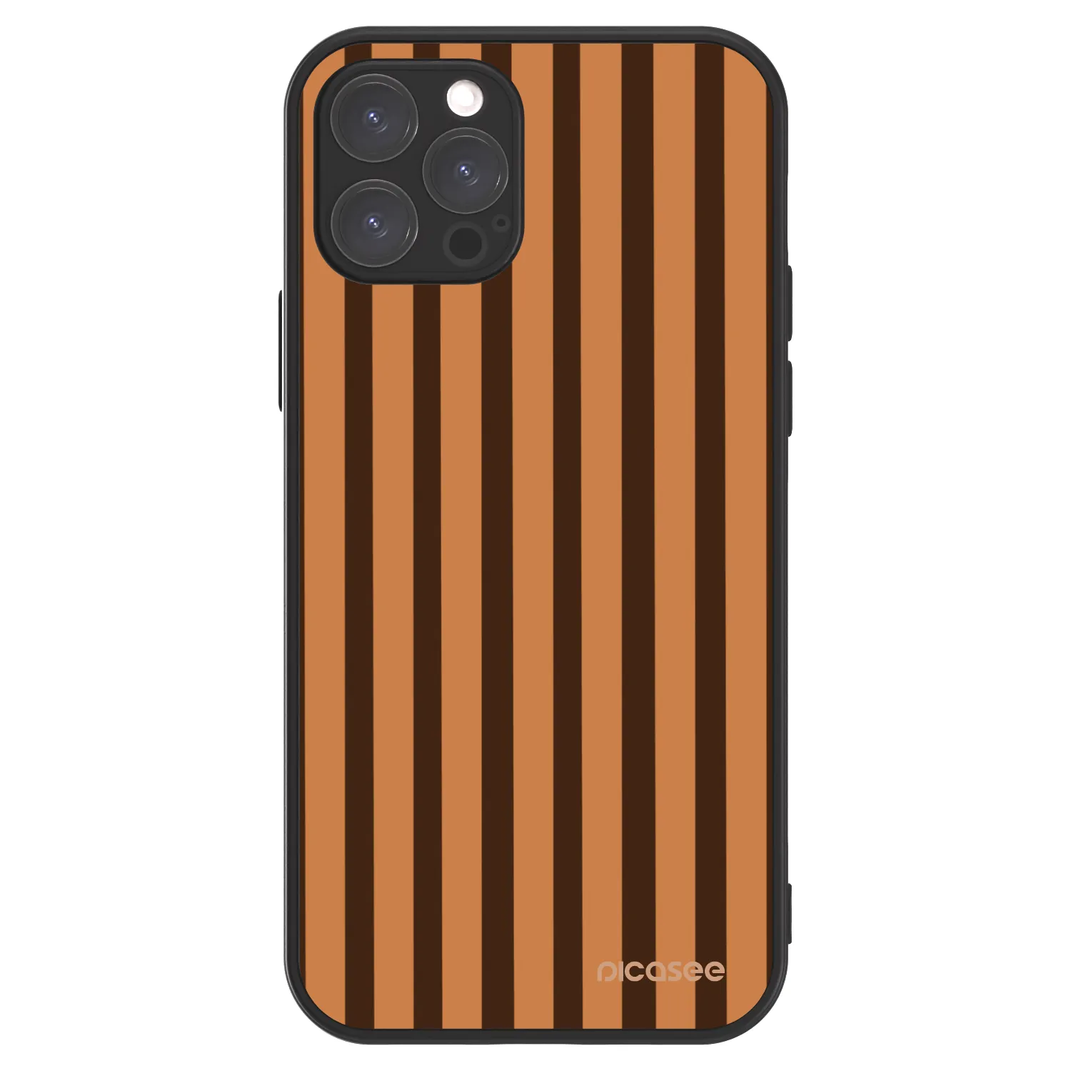 Picasee ULTIMATE CASE MagSafe za Apple iPhone 12 Pro - Caramel lines
