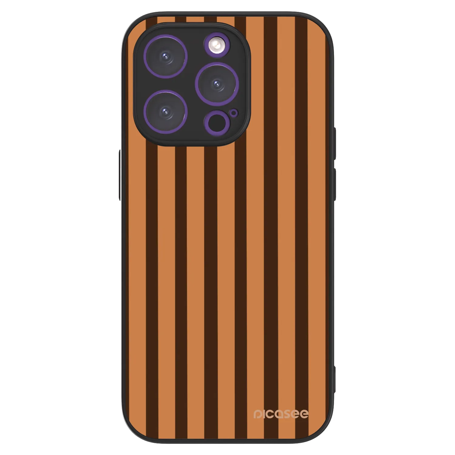 Picasee ULTIMATE CASE MagSafe za Apple iPhone 14 Pro - Caramel lines