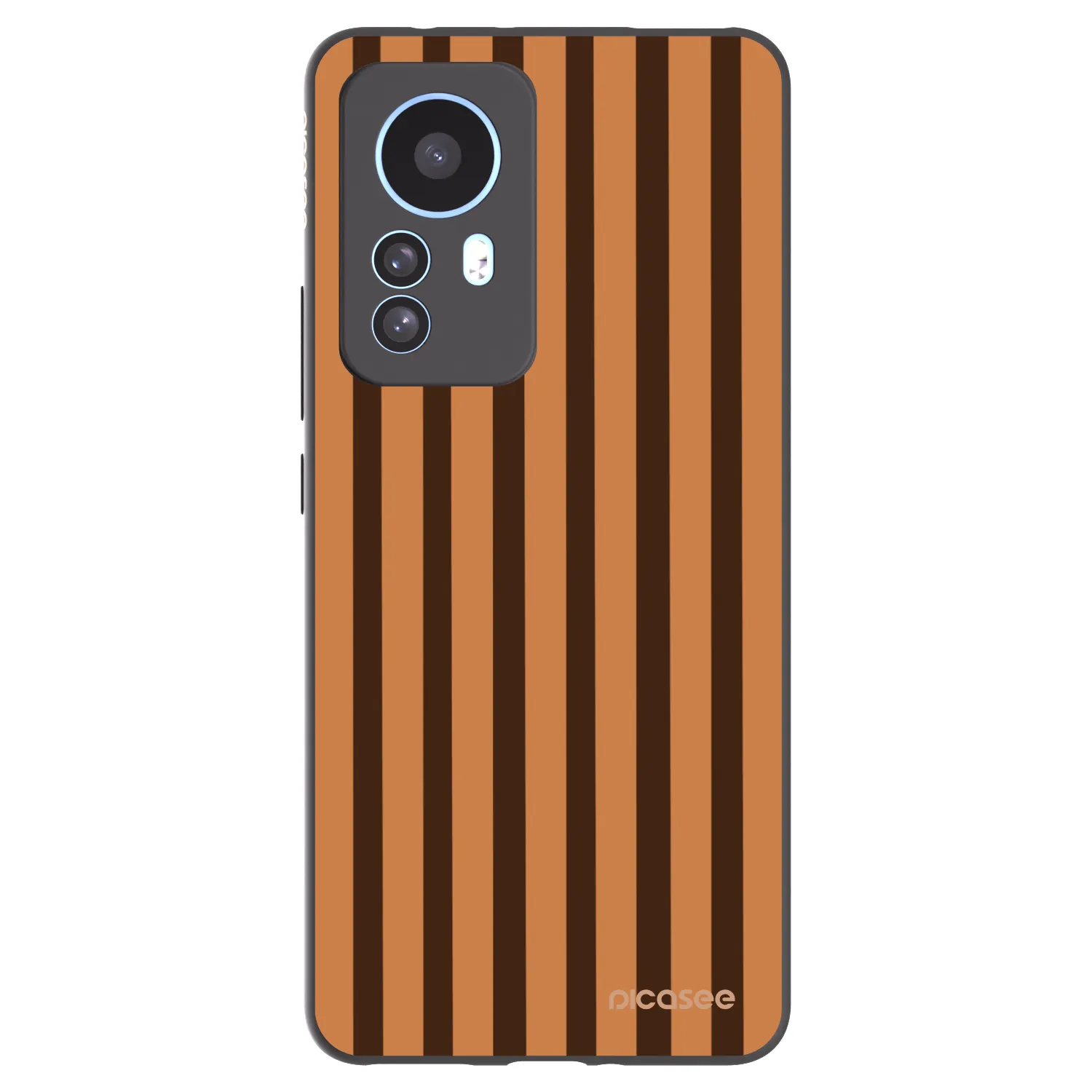 Picasee silikonski črni ovitek za Xiaomi 12T Pro - Caramel lines