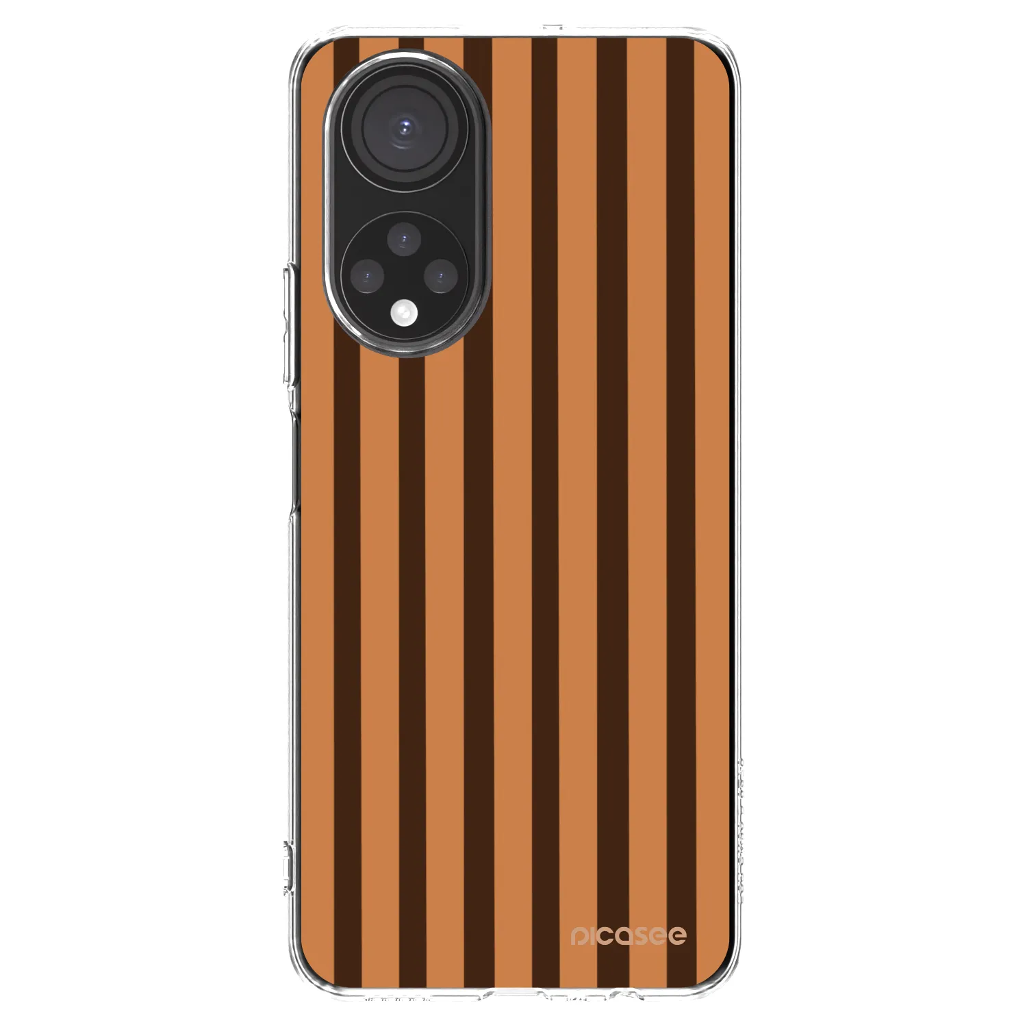 Picasee silikonski prozorni ovitek za Honor X7 - Caramel lines