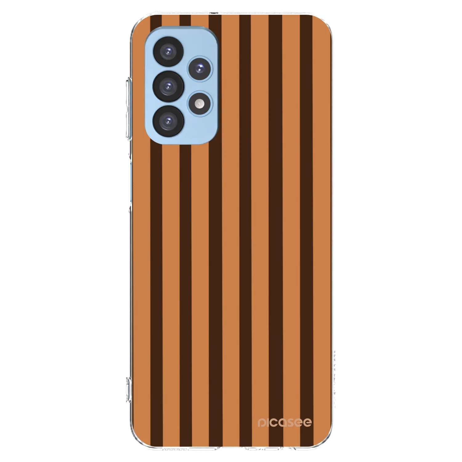 Picasee silikonski prozorni ovitek za Samsung Galaxy A23 A235F 4G - Caramel lines