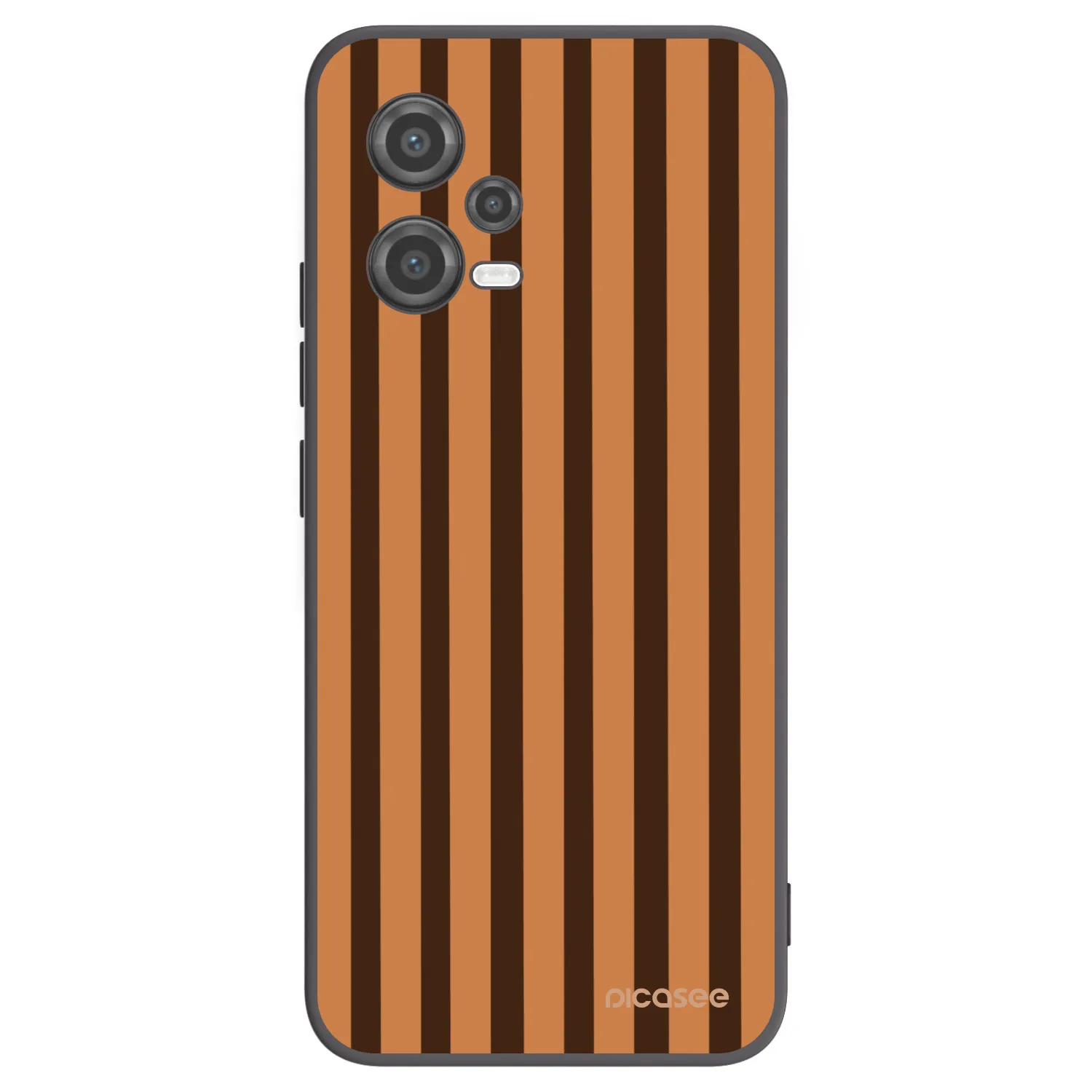 Picasee silikonski črni ovitek za Xiaomi Poco X5 - Caramel lines