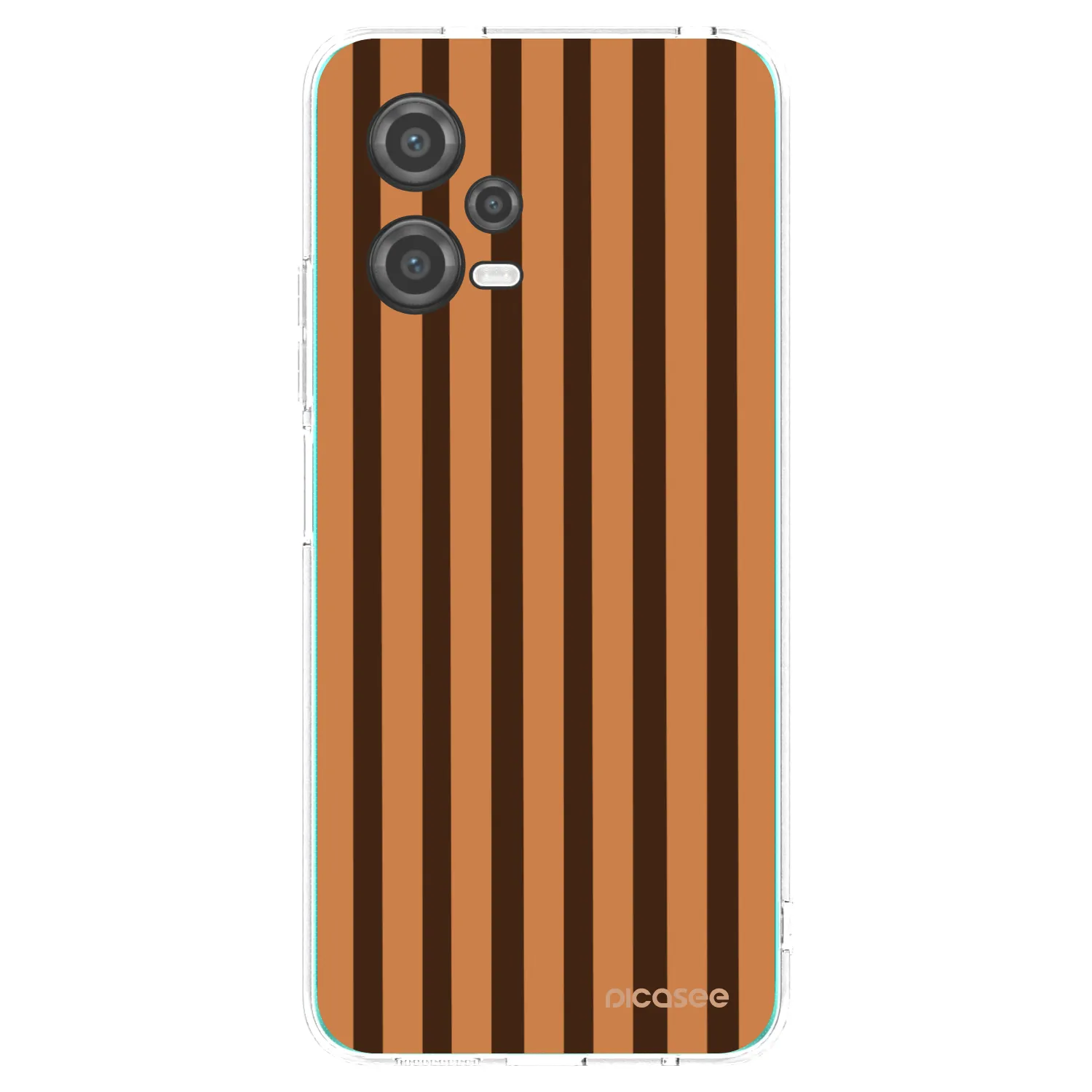 Picasee silikonski prozorni ovitek za Xiaomi Poco X5 - Caramel lines