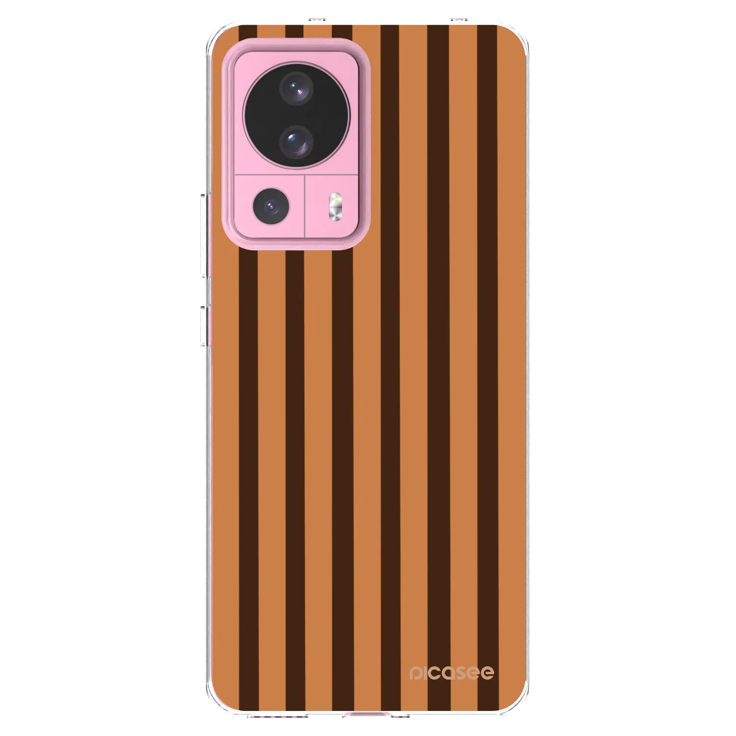 Picasee silikonski prozorni ovitek za Xiaomi 13 Lite - Caramel lines
